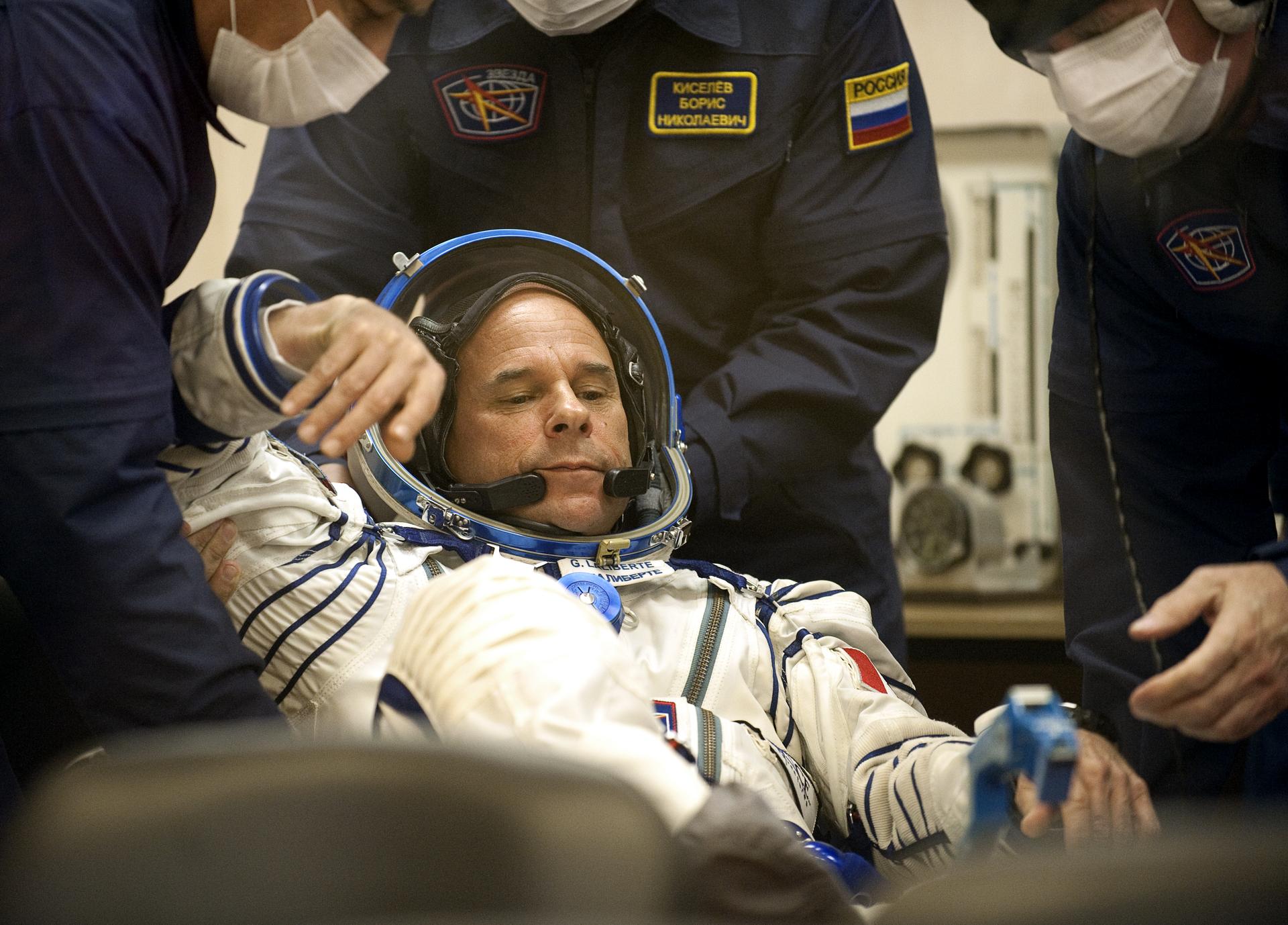 Expedition 21 Crew Prepares For Launch