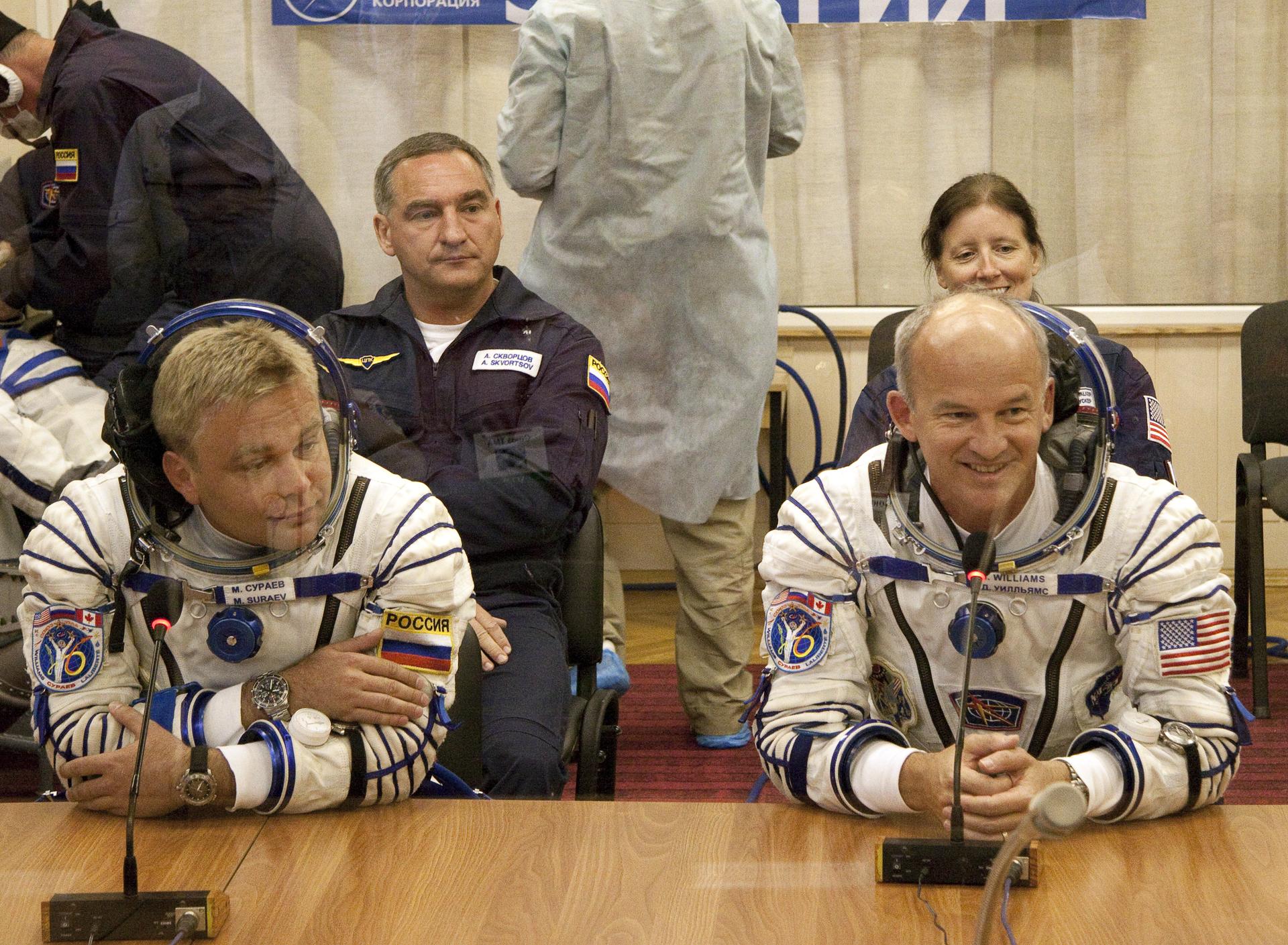 Expedition 21 Crew Prepares For Launch