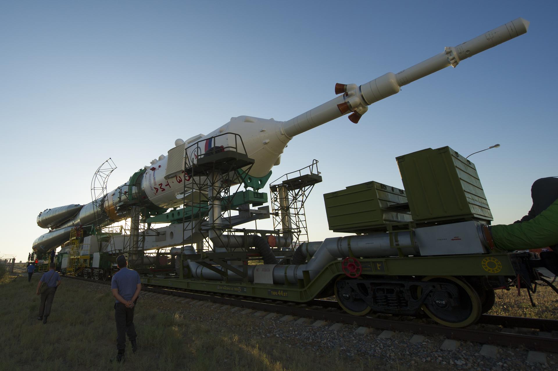 Expedition 32 Soyuz Rocket Rollout