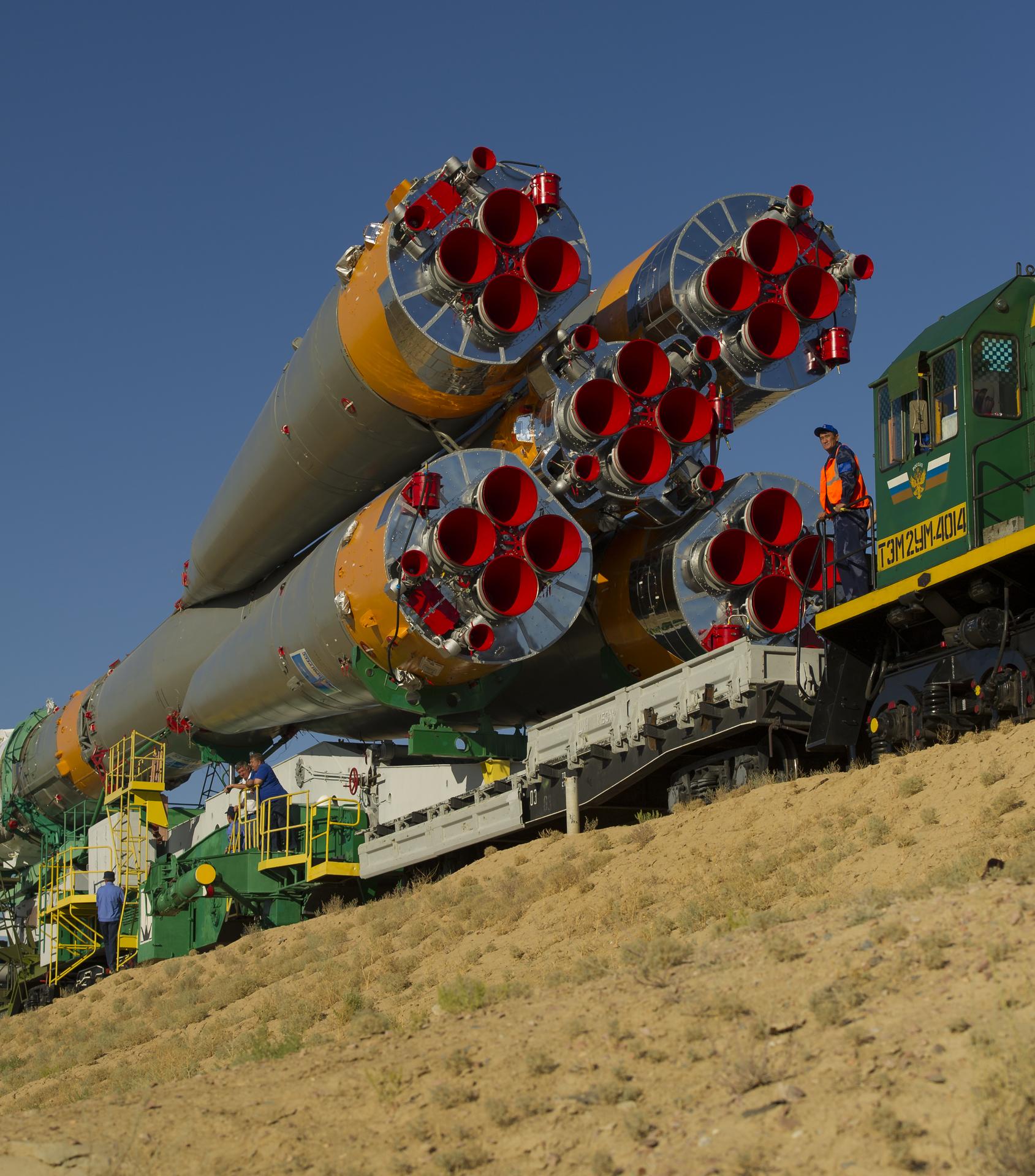 Expedition 32 Soyuz Rocket Rollout