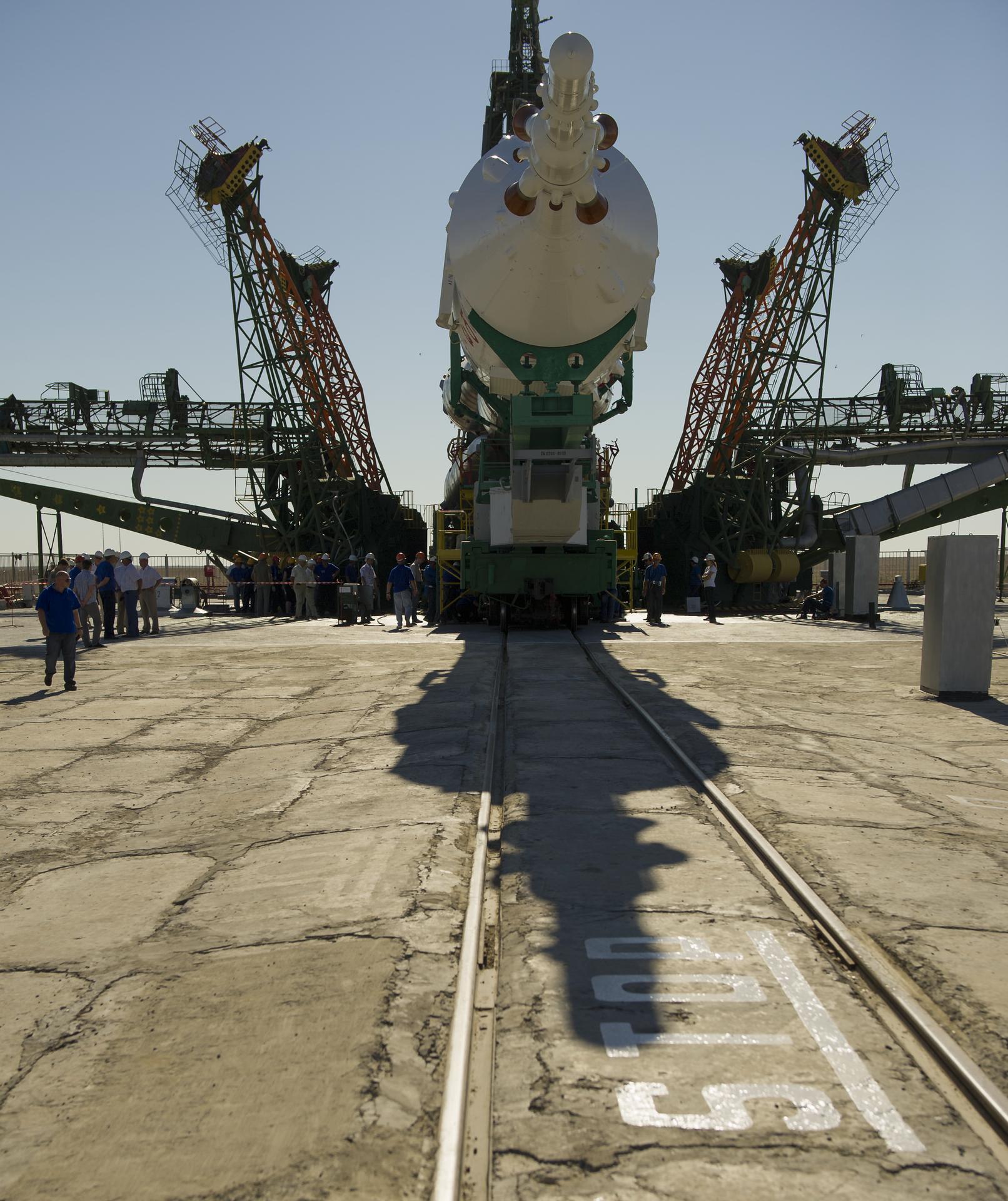 Expedition 32 Soyuz Rocket Rollout