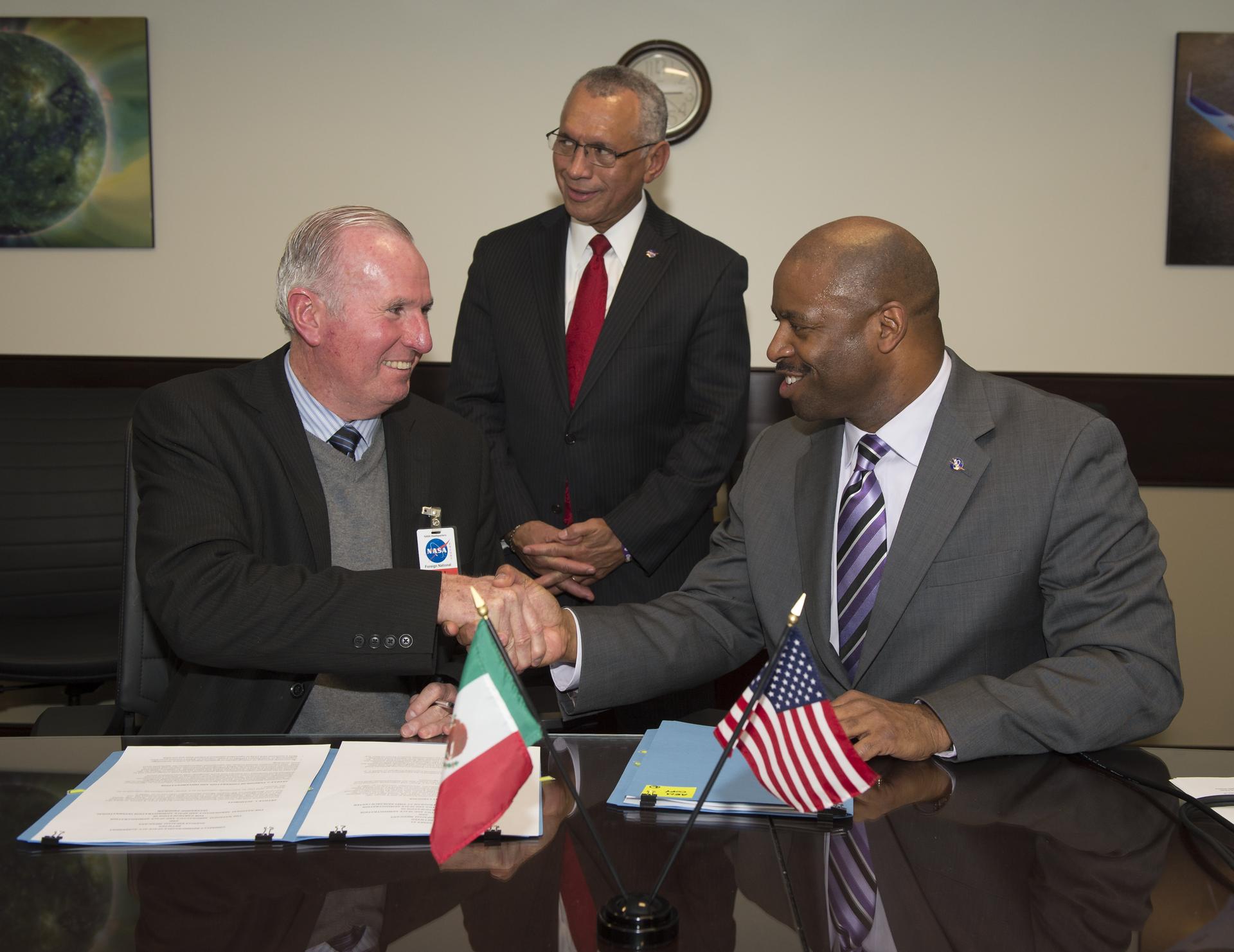 Mexican Space Agency and NASA Agreement