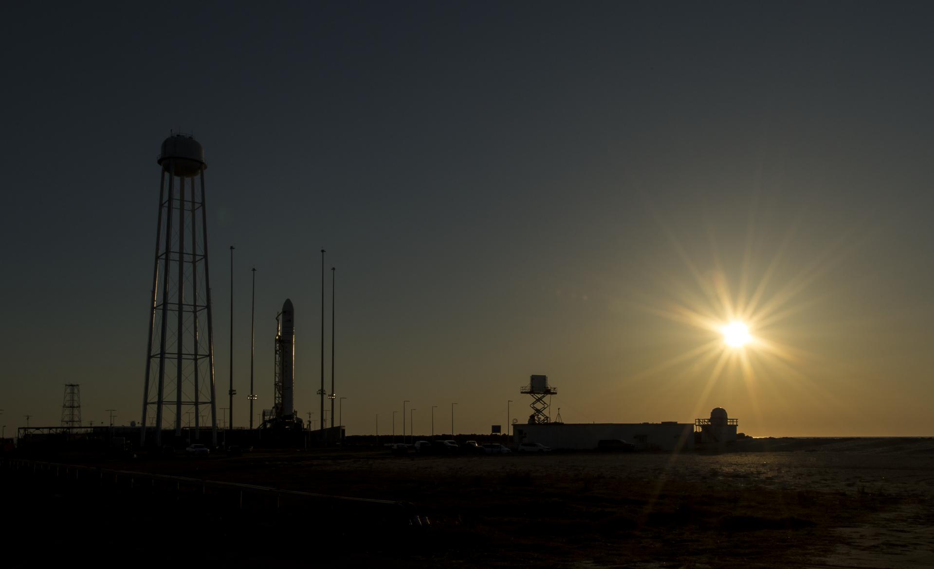 Antares Rocket Preparation