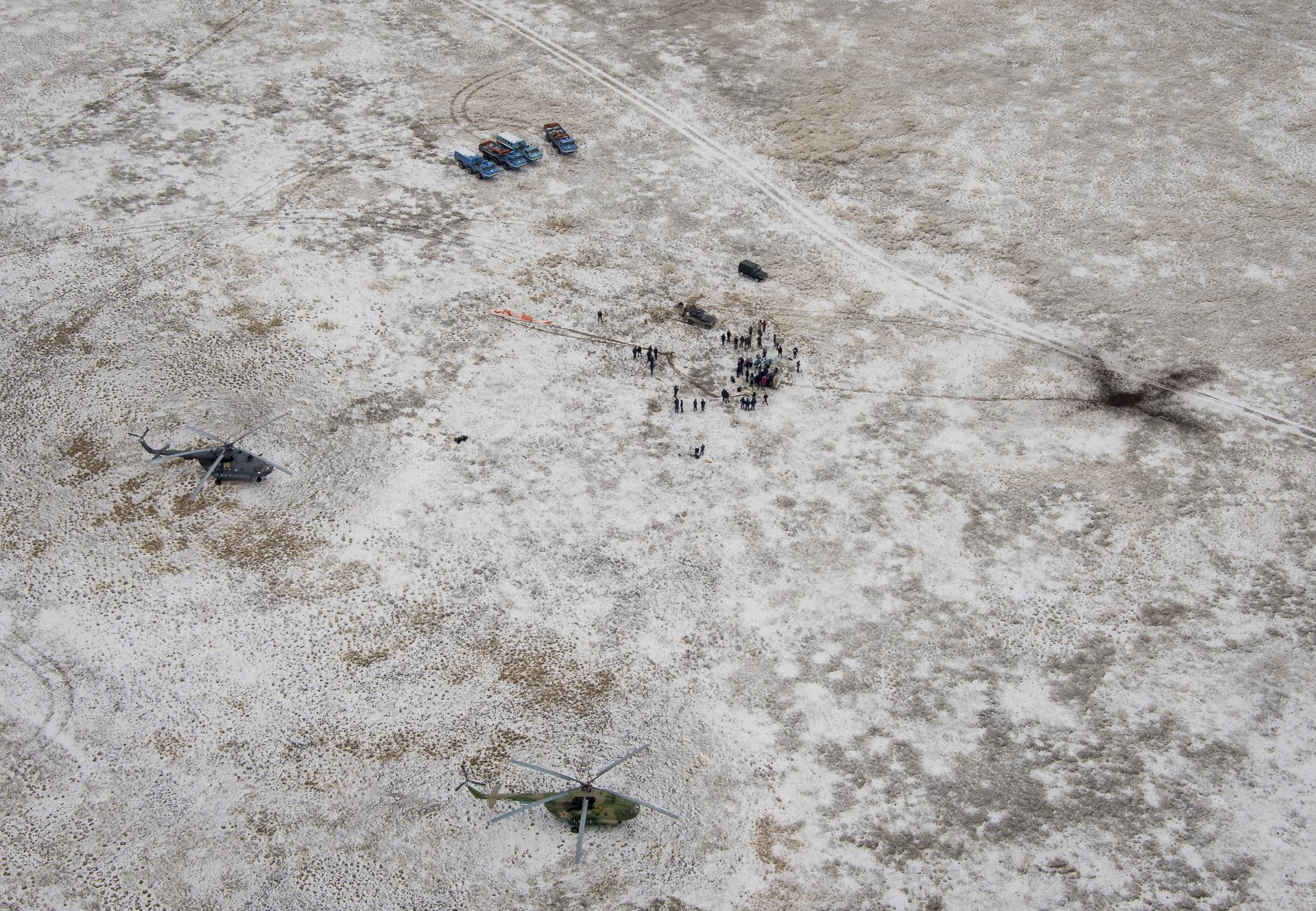 Expedition 41 Soyuz TMA-13M Landing