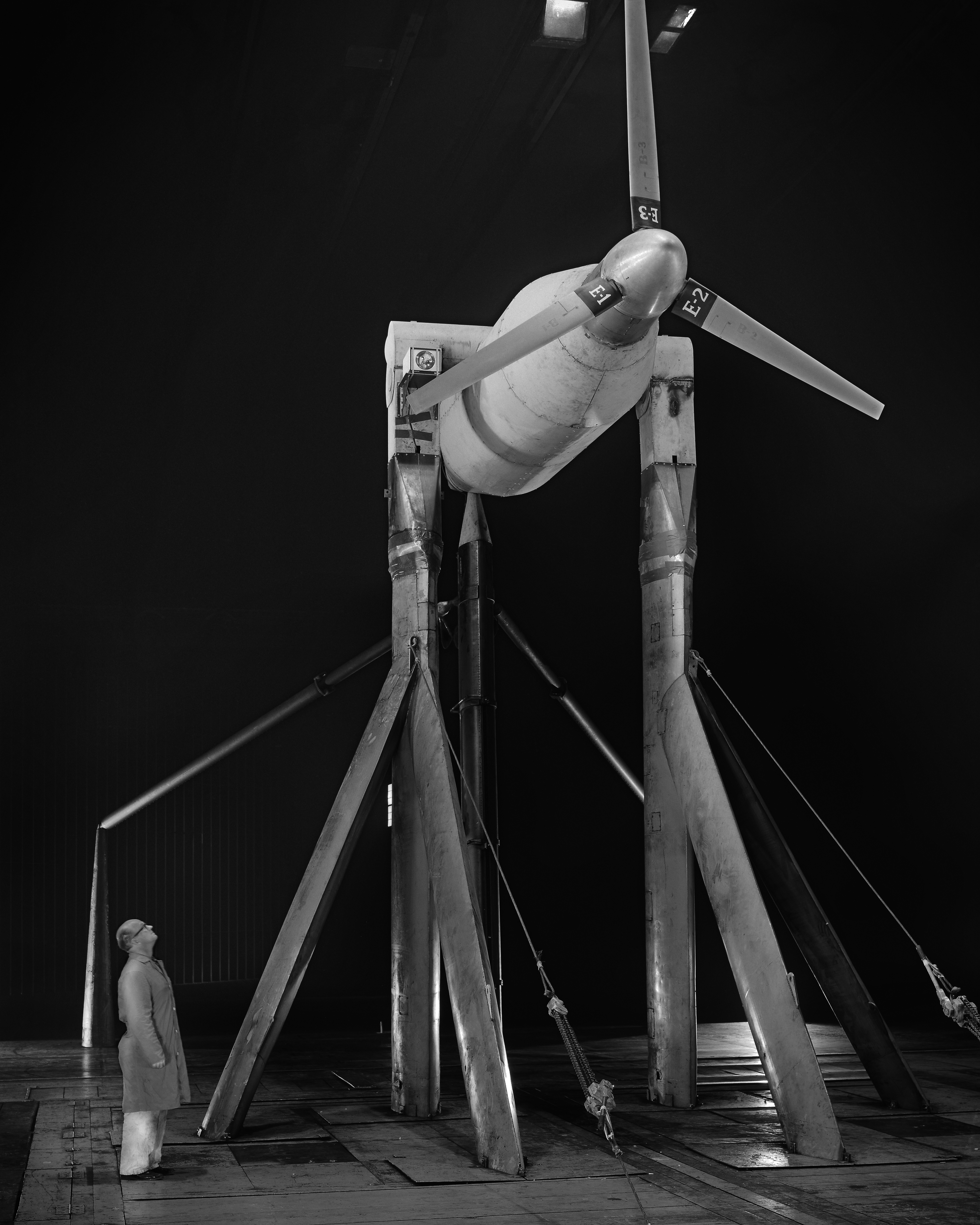 Low Disc Loading Tilt Rotors In Hovering And Cruise Flights in Ames 40x80 foot Wind Tunnel.