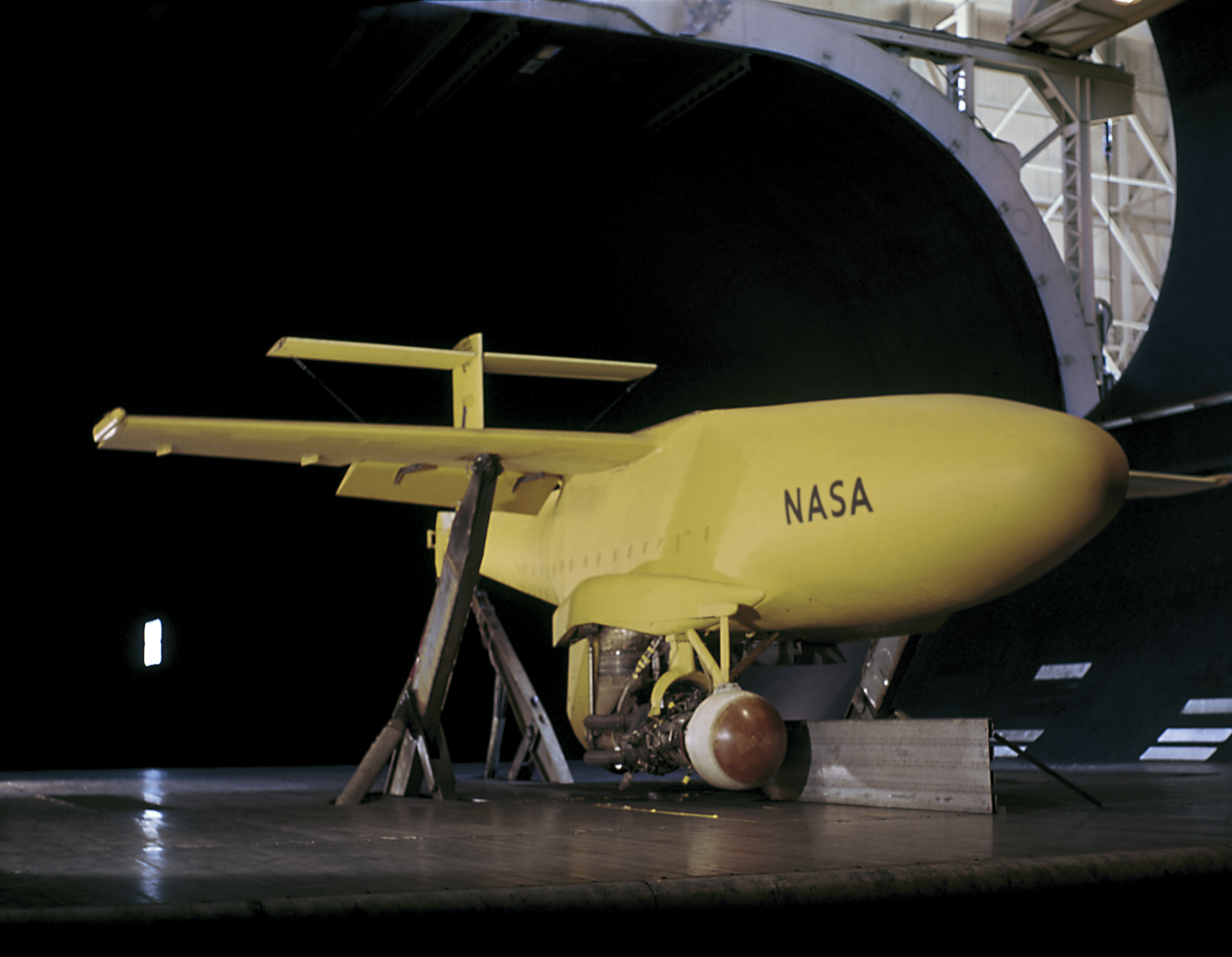 General Electric Fan-In-Fuselage Model in the 40x80 Foot Wind Tunnel at NASA Ames.