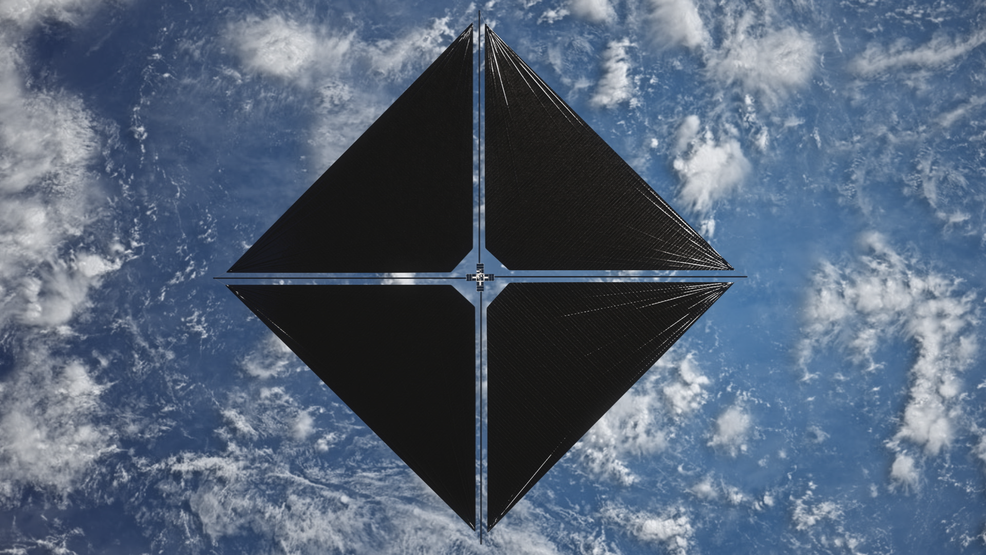 Advanced Composite Solar Sail System Artist’s Concept 2