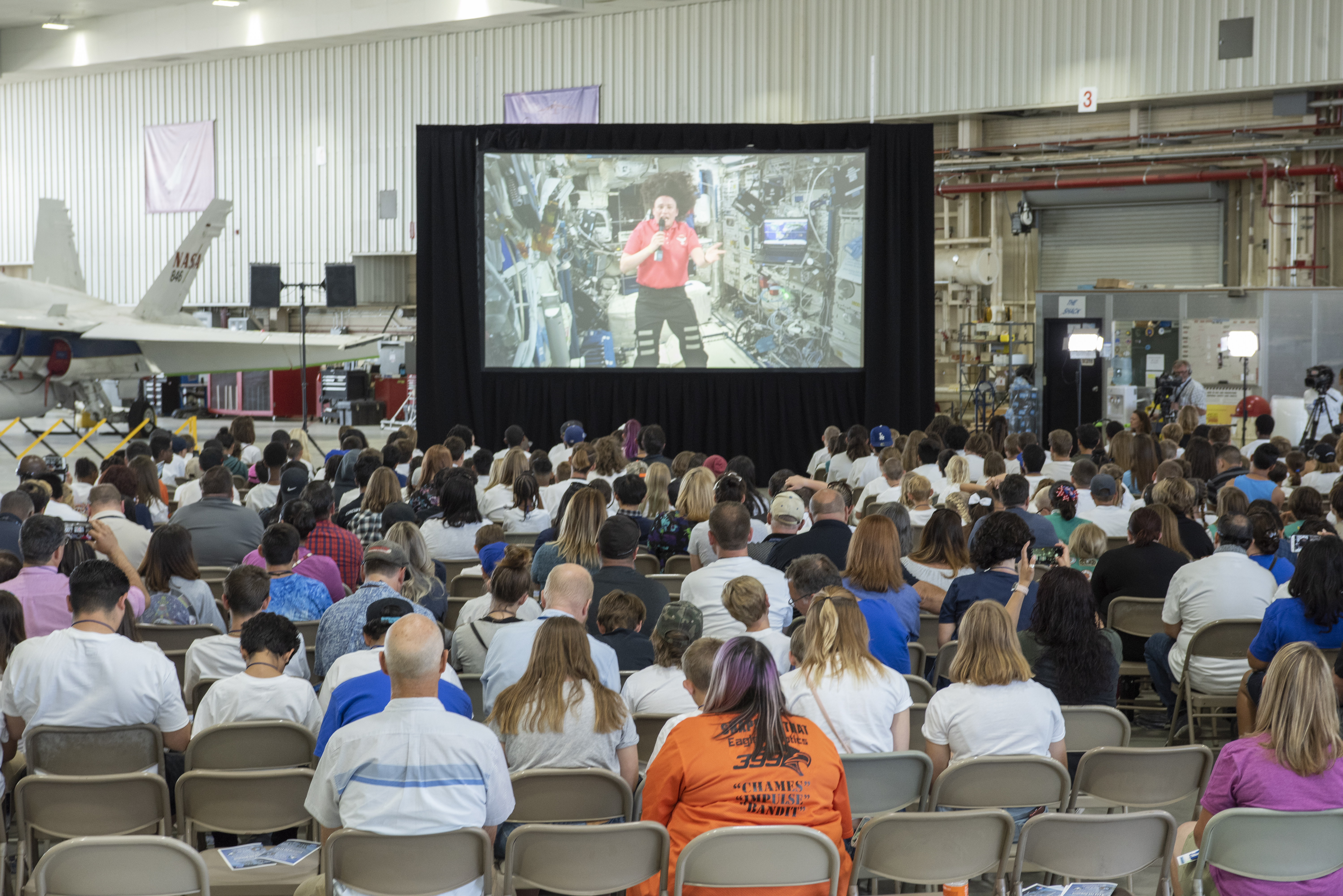 Hundreds of Students Attend NASA Armstrong's First Downlink with the International Space Station
