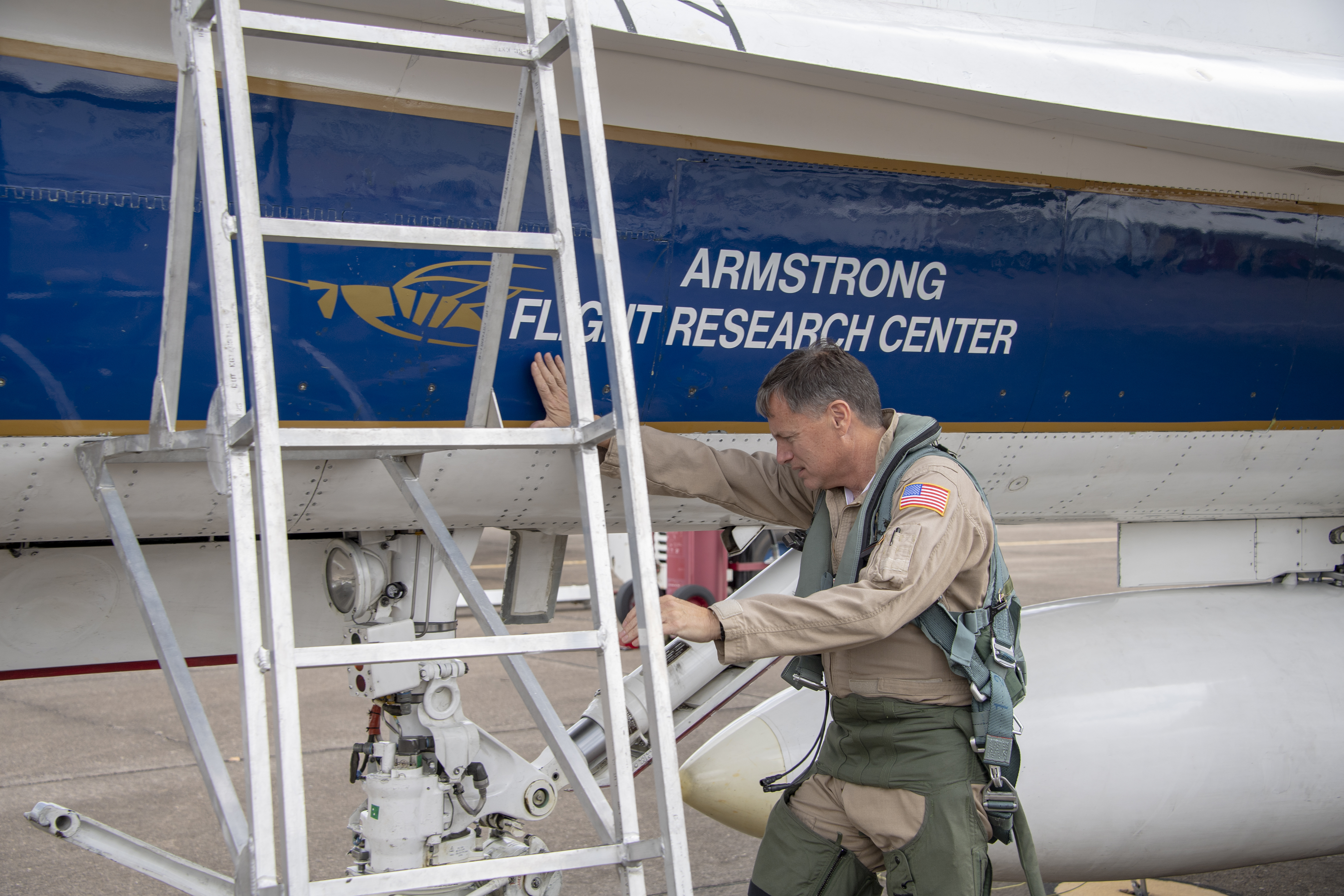 NASA F/A-18 Prepares for Supersonic Research Flight