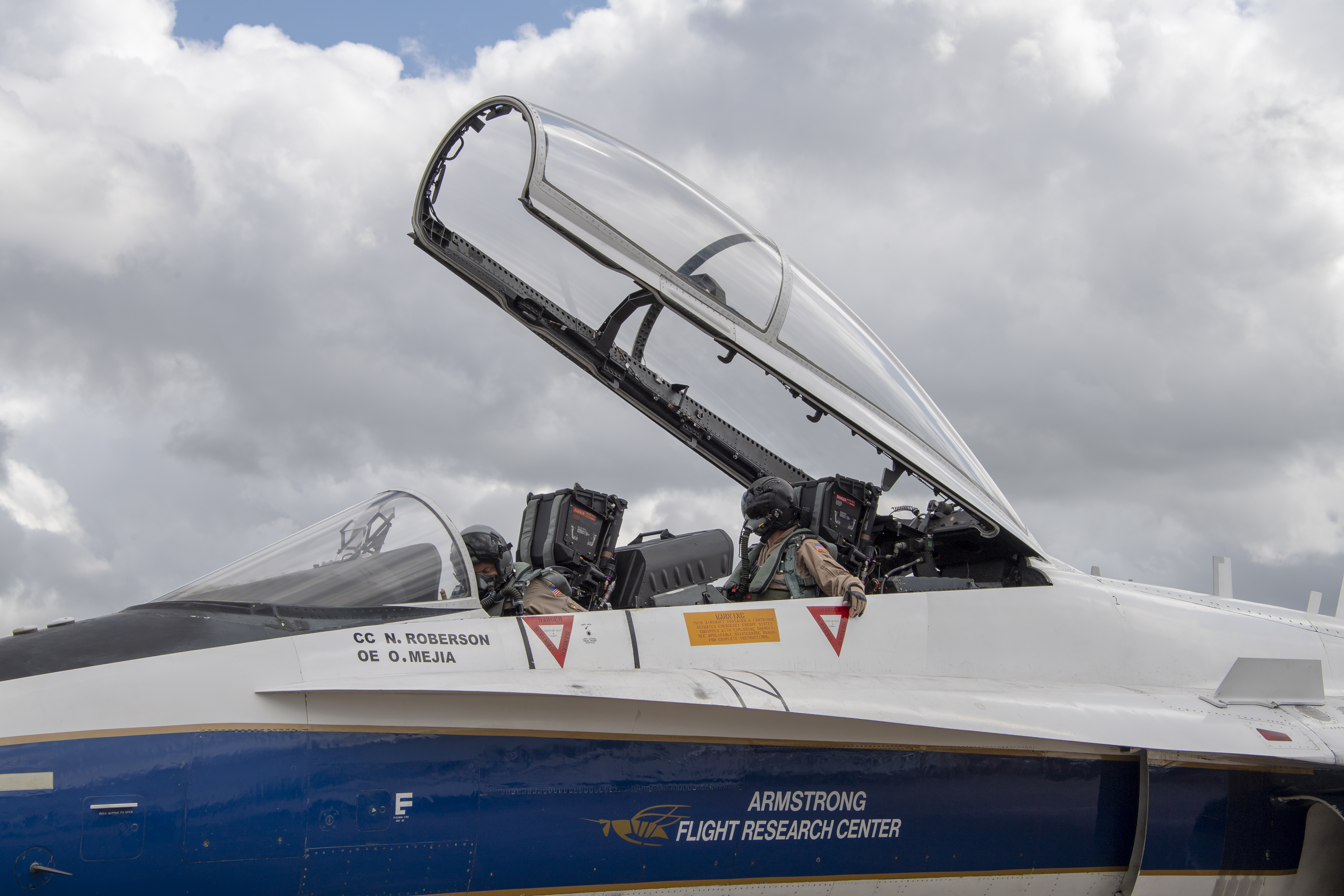 NASA F/A-18 Prepares for Supersonic Research Flight