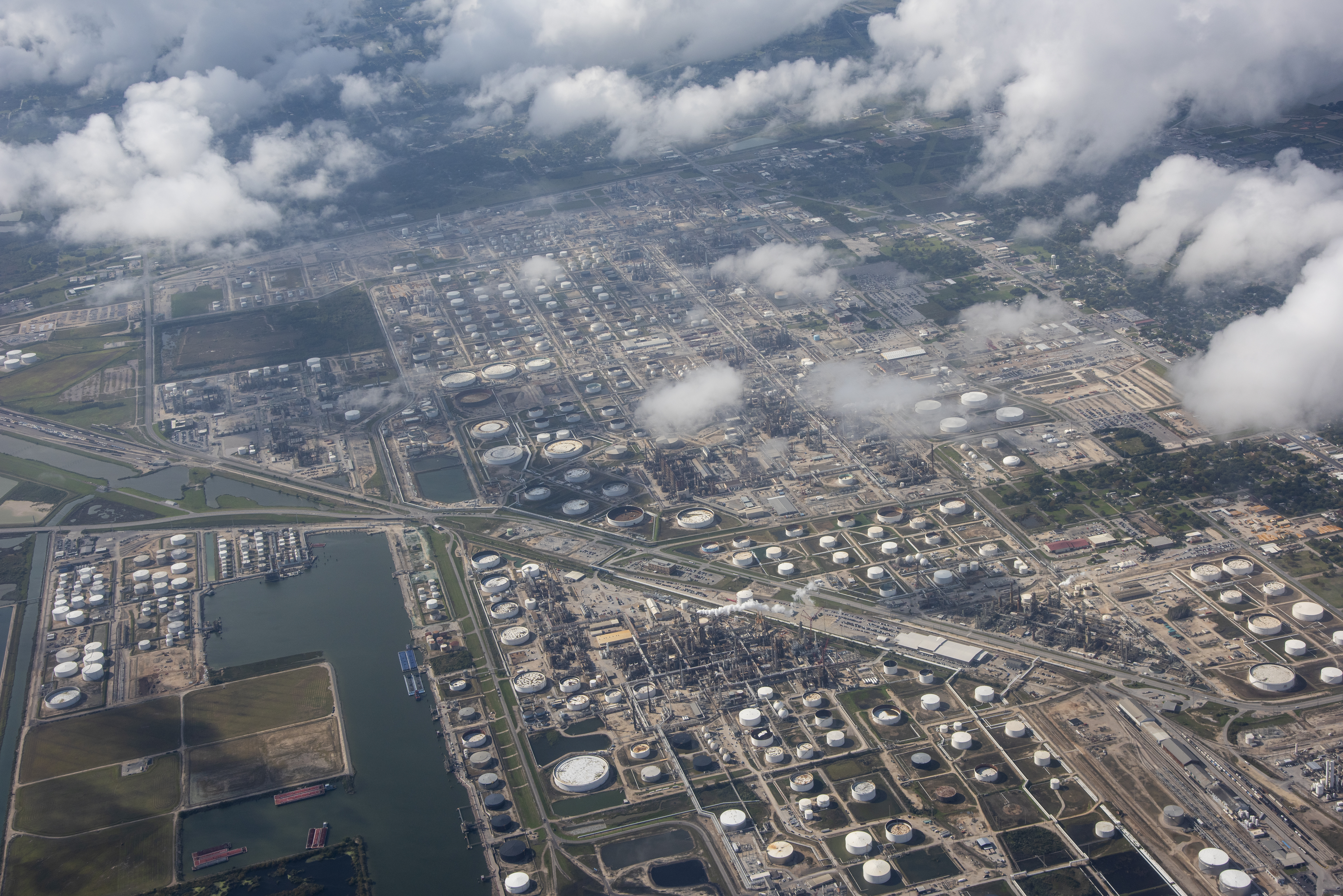 Galveston as Seen From NASA F/A-18 Following Research Flight