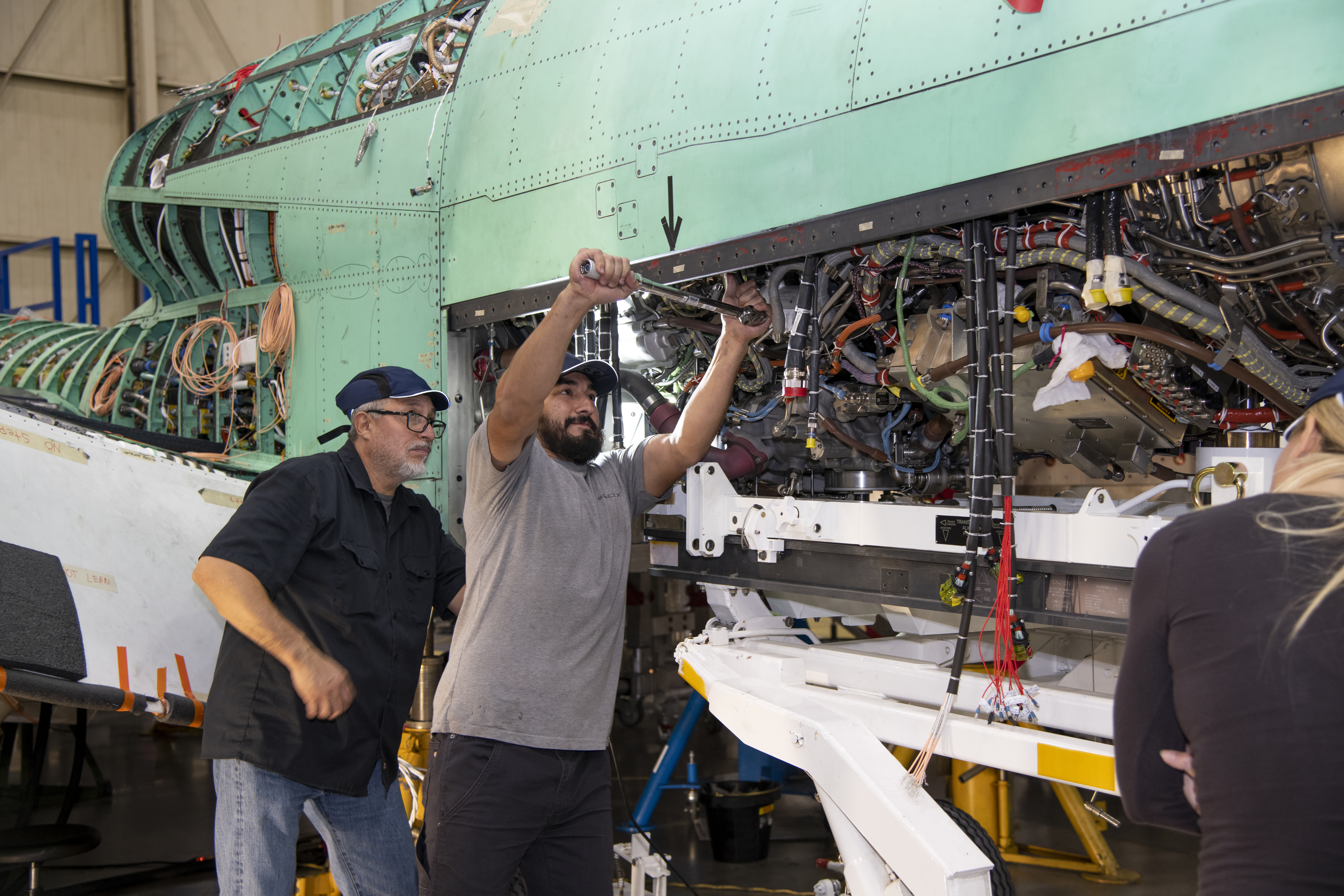 Engine Installed on NASA’s X-59 Experimental Aircraft