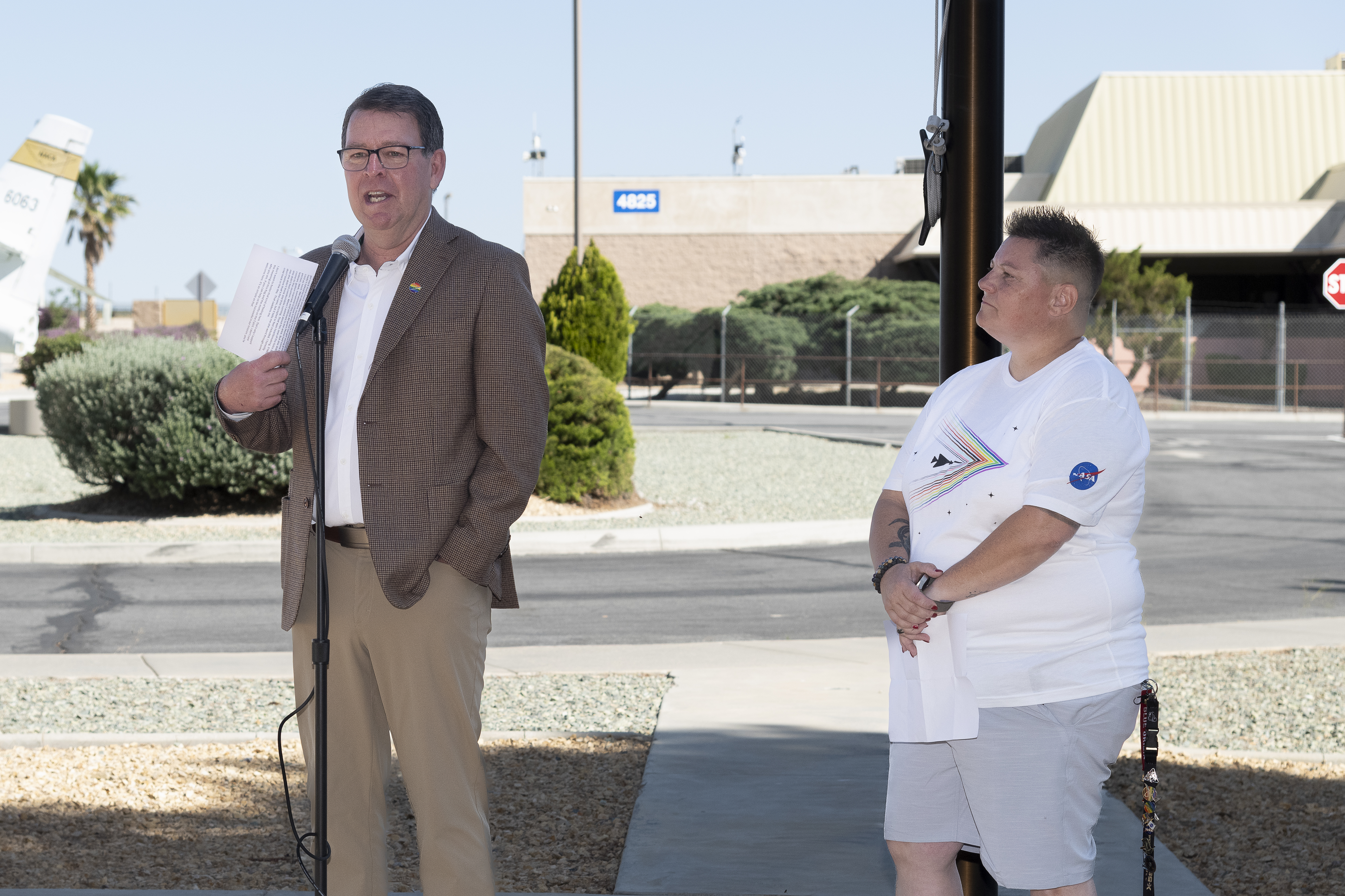 Progress Pride Flag-Raising Ceremony at NASA Armstrong