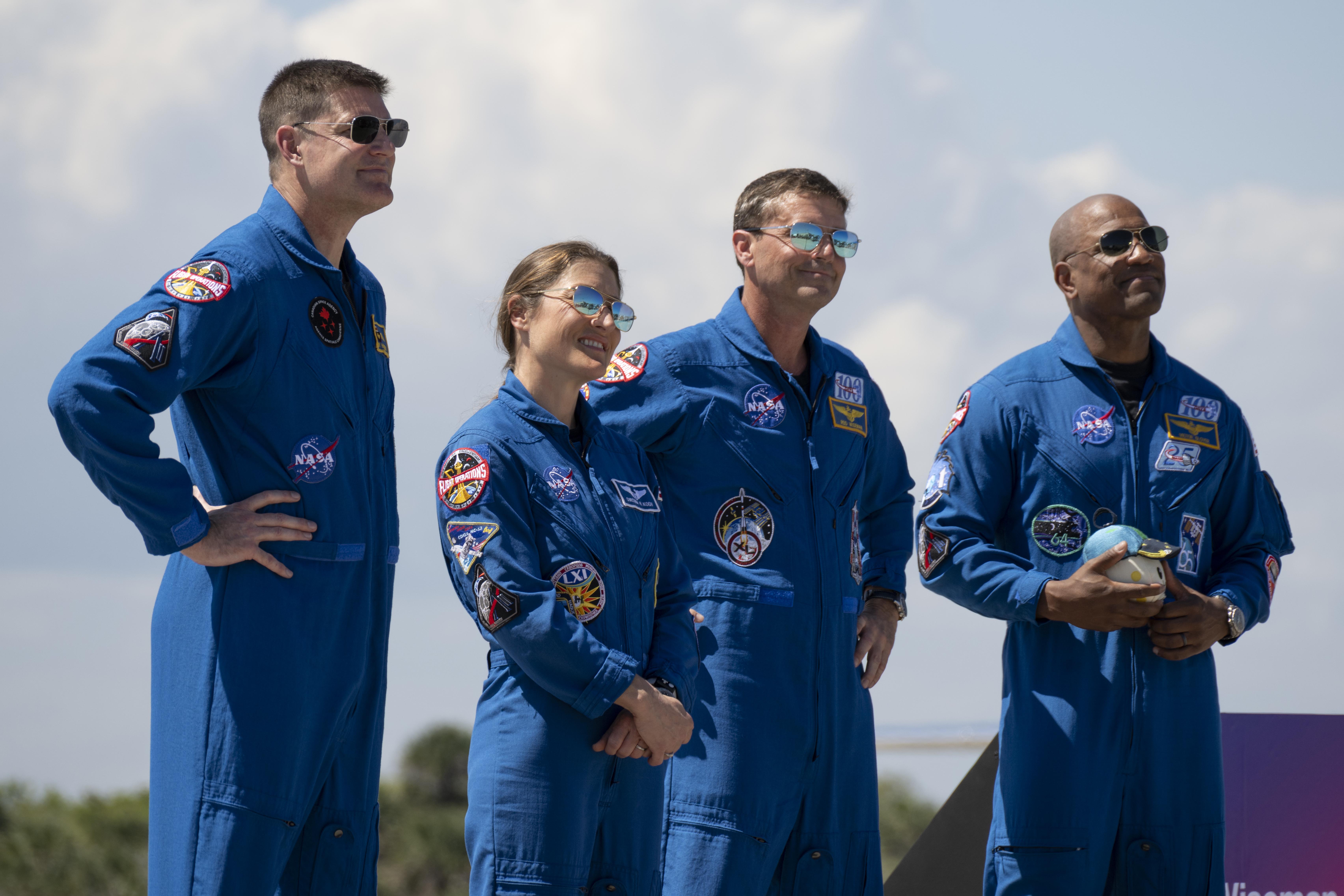 Artemis II Crew Arrive At Kennedy Space Center