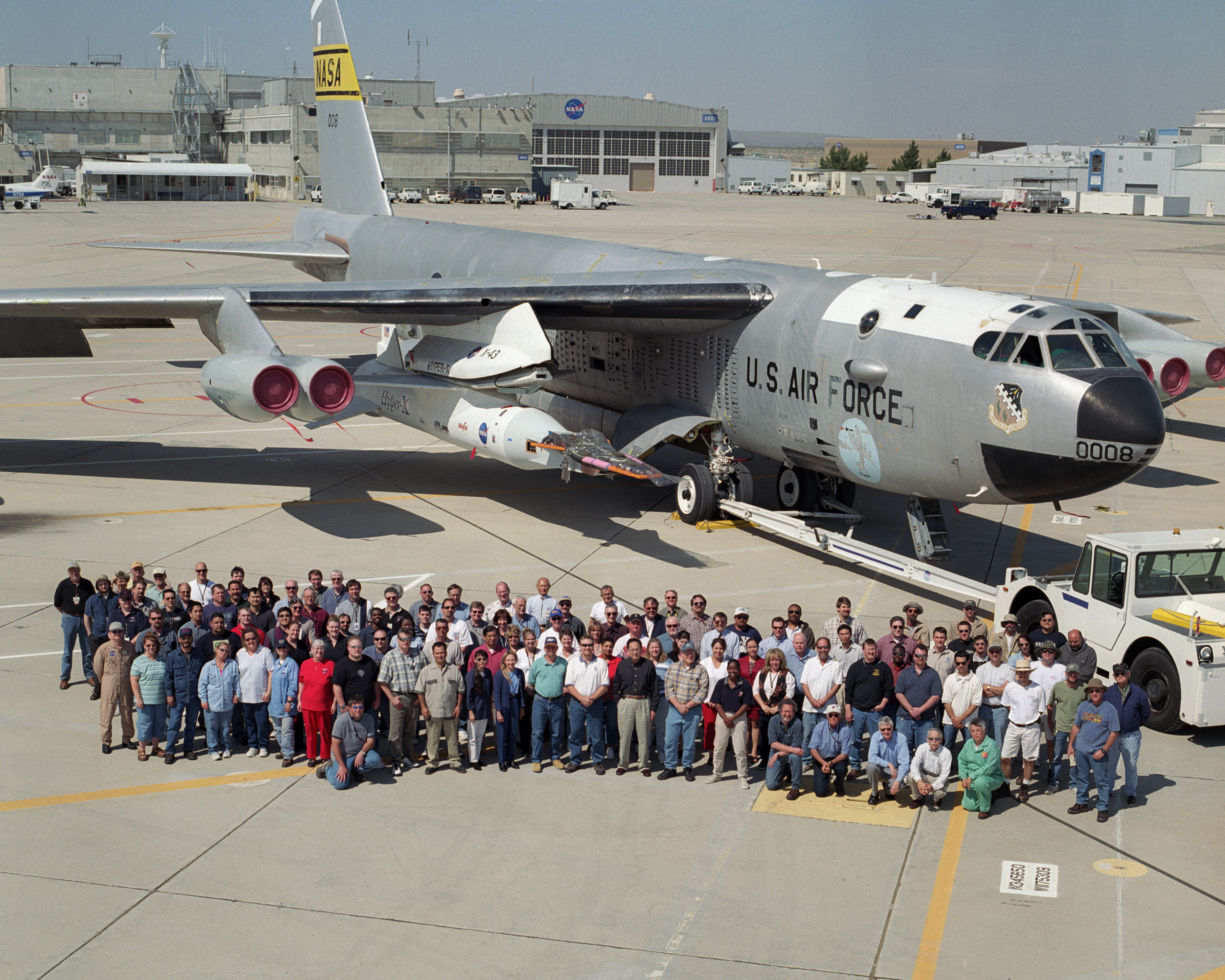 The Hyper-X X-43A project team