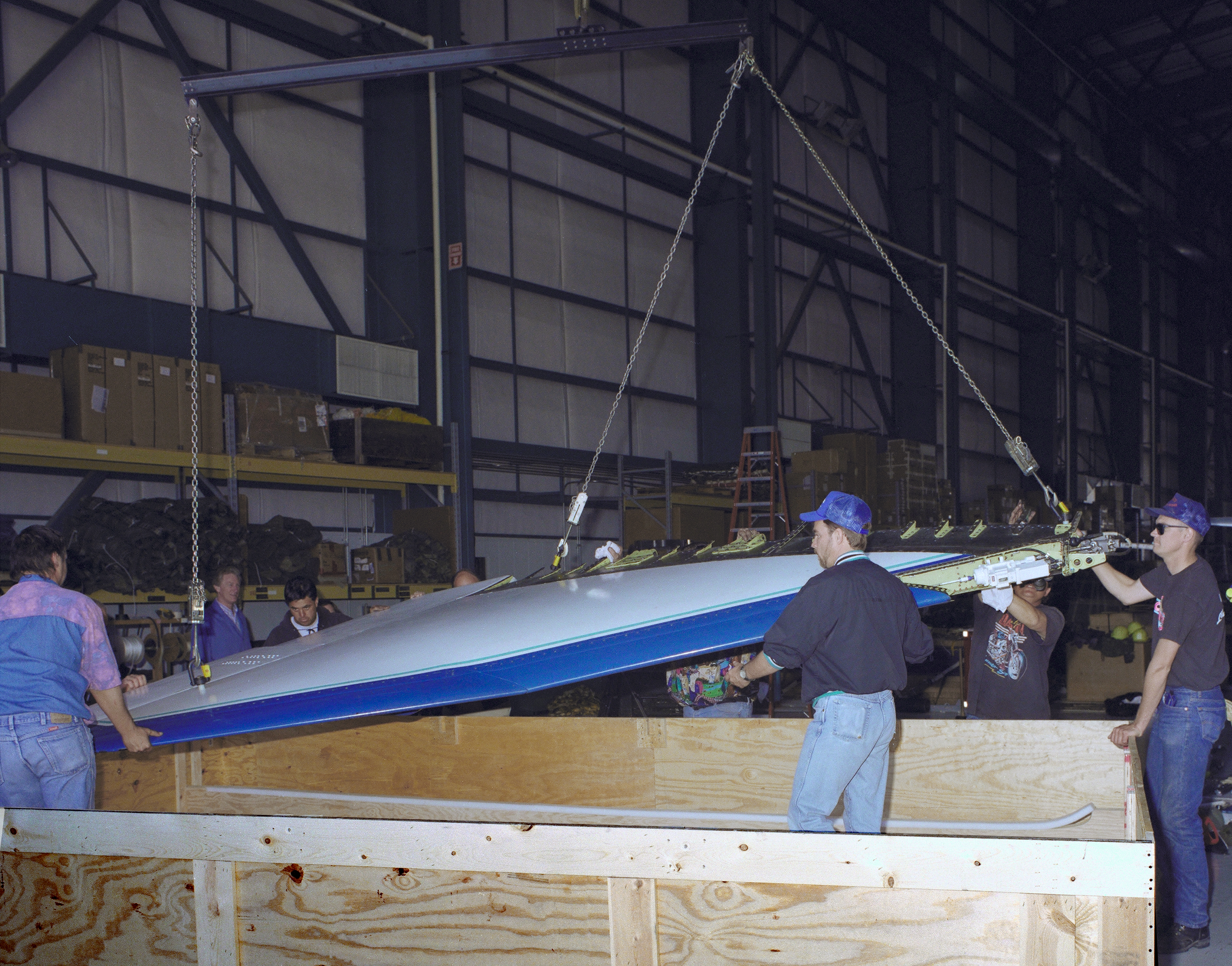 X-31 Wing Storage for Shipping