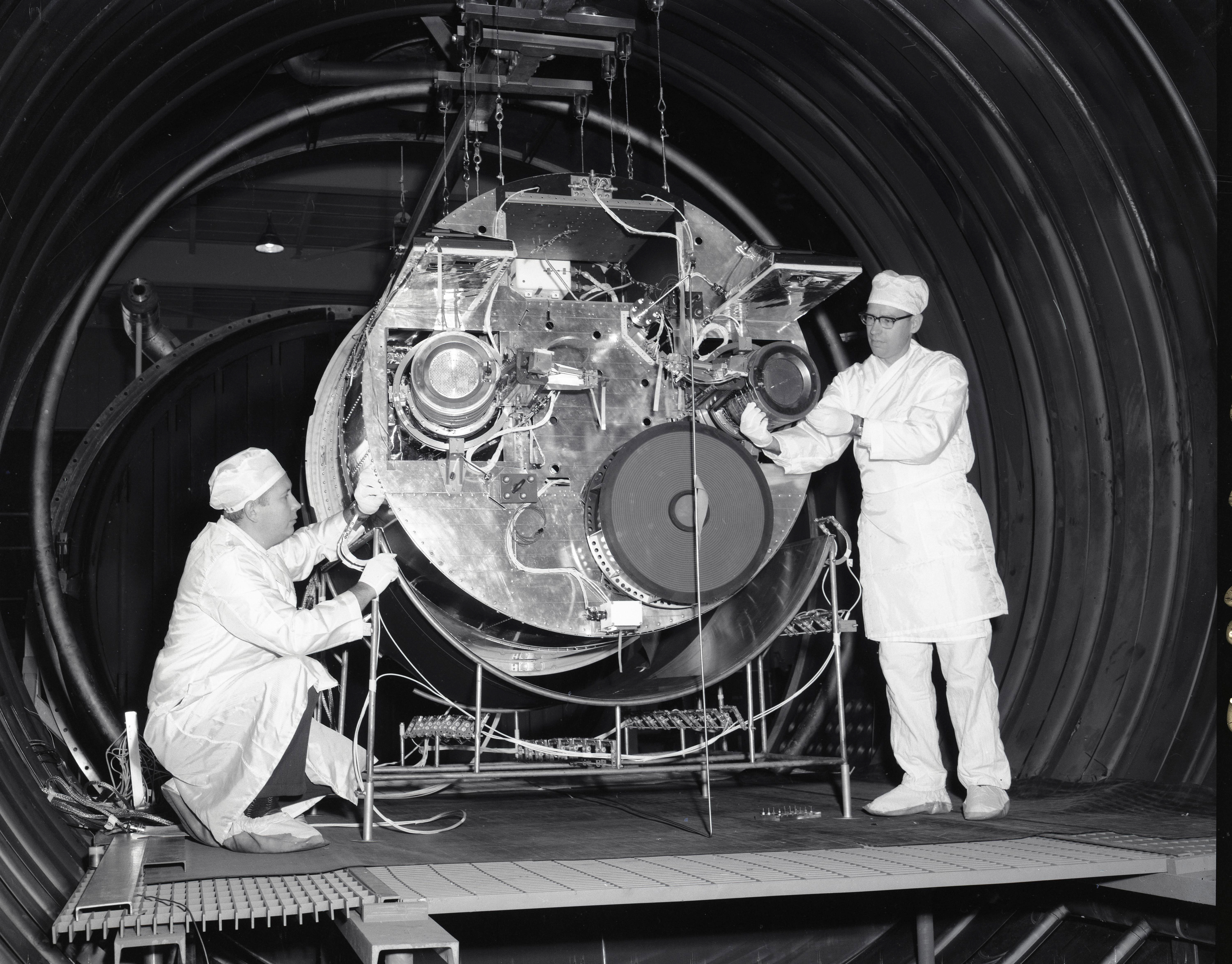 SPACE ELECTRIC ROCKET TEST, SERT II IN TANK 5