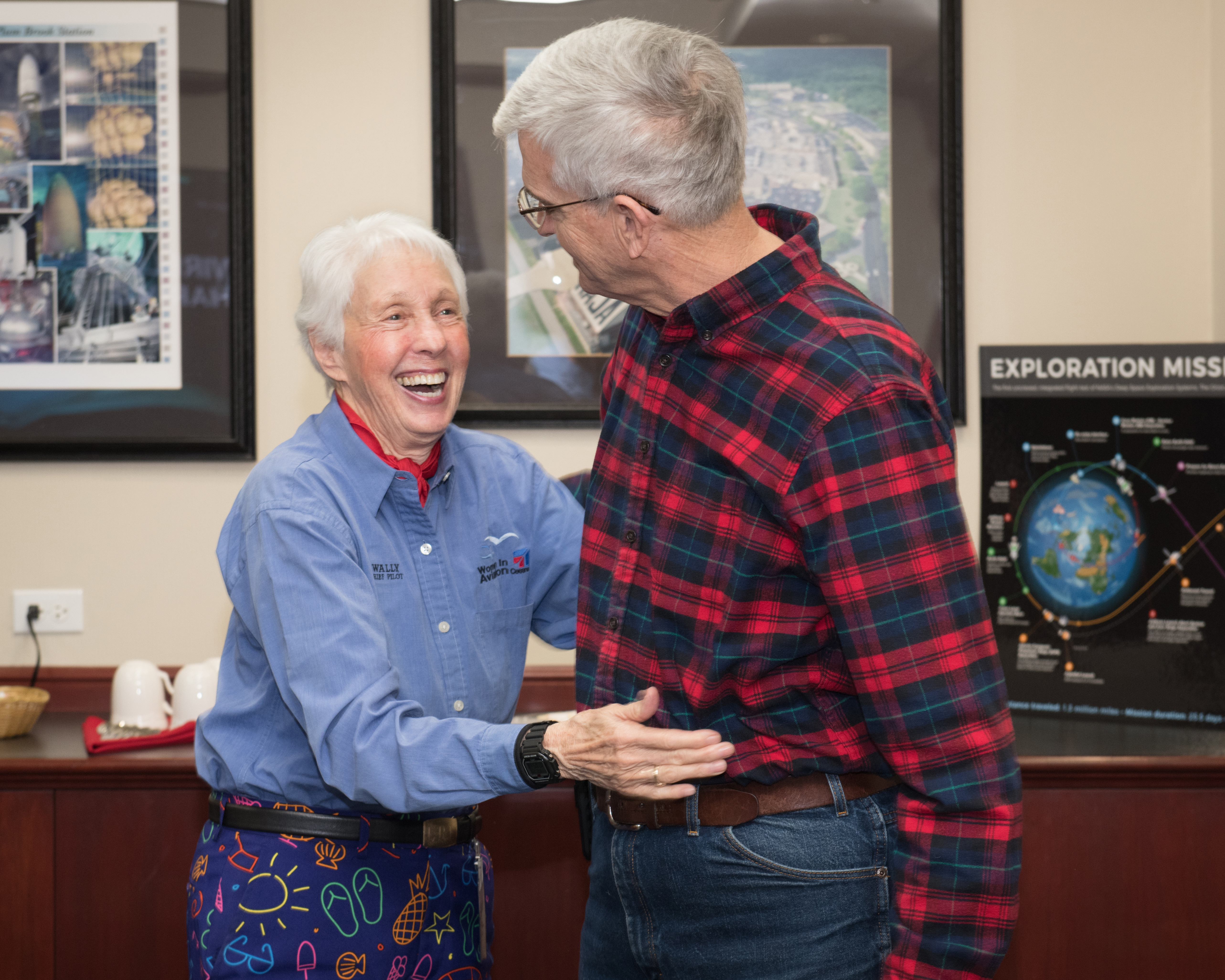 Visit to Glenn Research Center at Lewis Field by Mercury 13 Astr