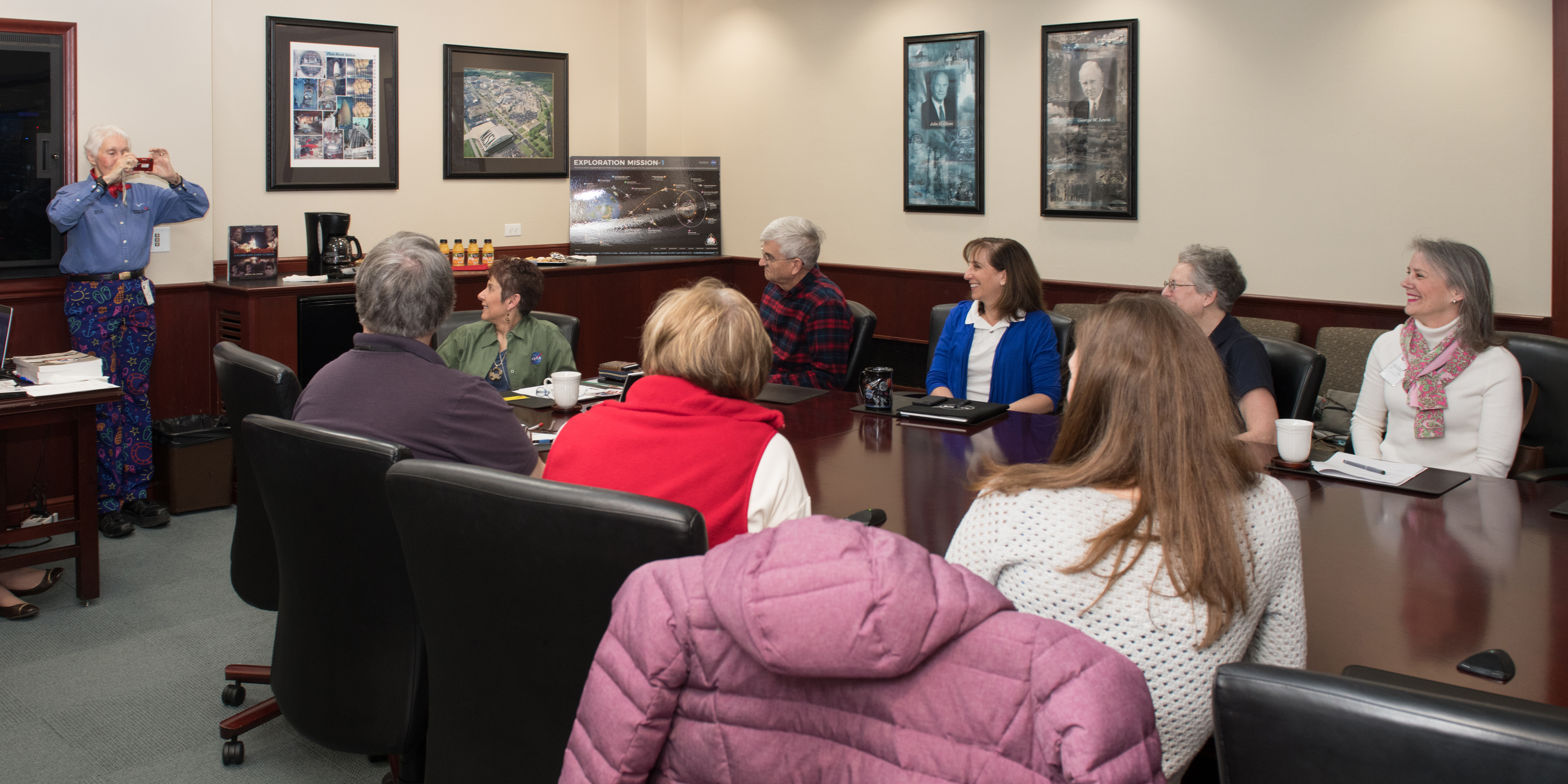 Visit to Glenn Research Center at Lewis Field by Mercury 13 Astr