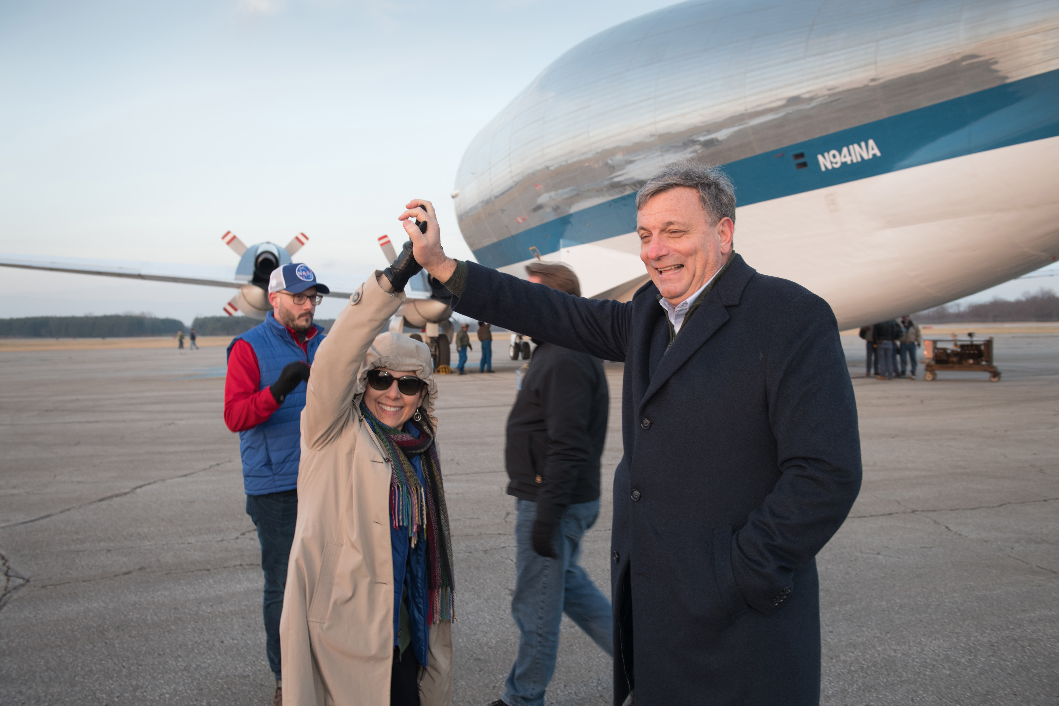 Orion - EM-1 - Artemis Spacecraft Arrival at Mansfield Lahm Airport, Transportation to Plum Brook Station and Installation in the Space Environment Complex, SEC Thermal Vacuum Chamber