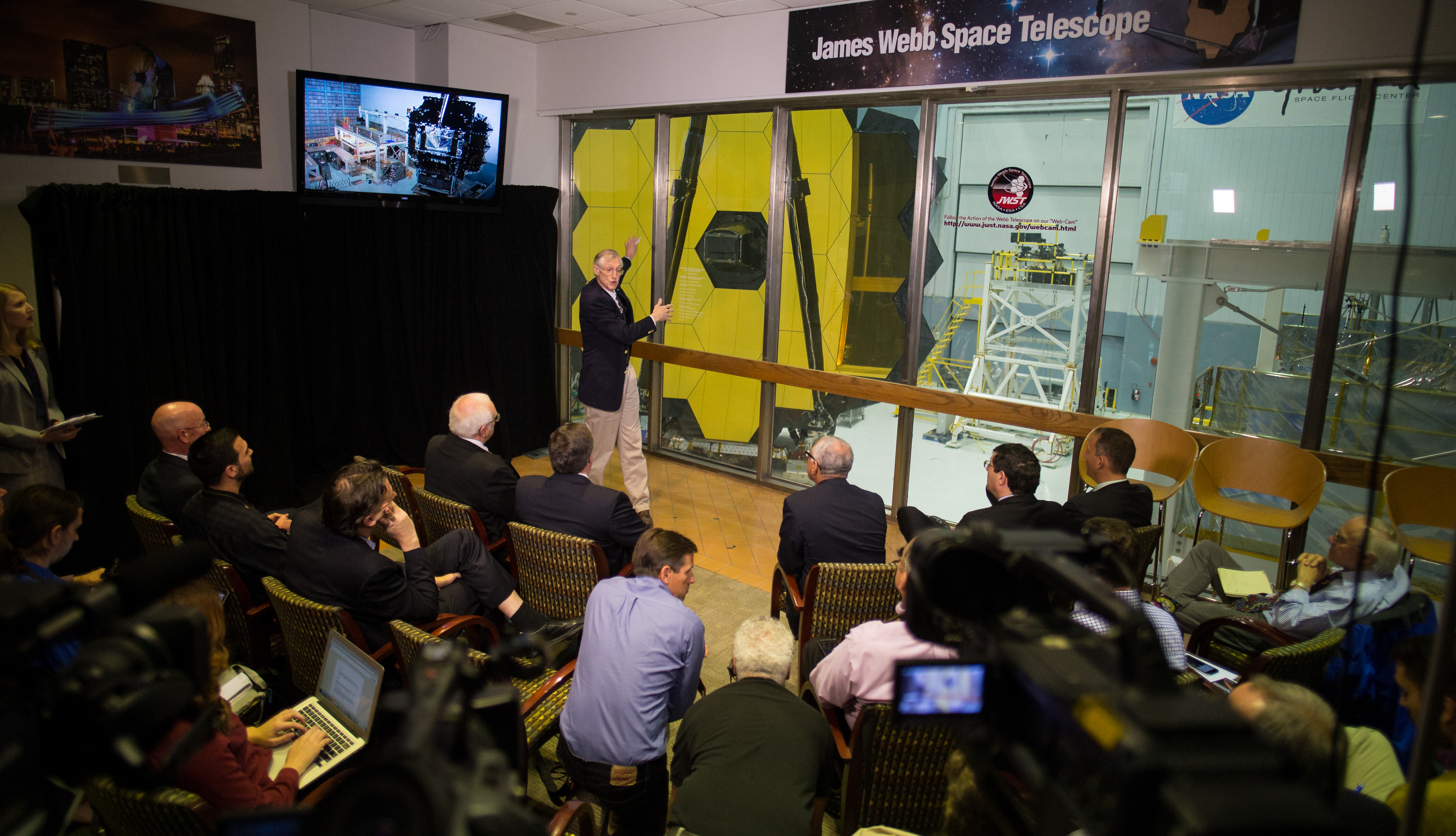 Media Invited to Rare View of NASA's James Webb Space Telescope Mirrors
