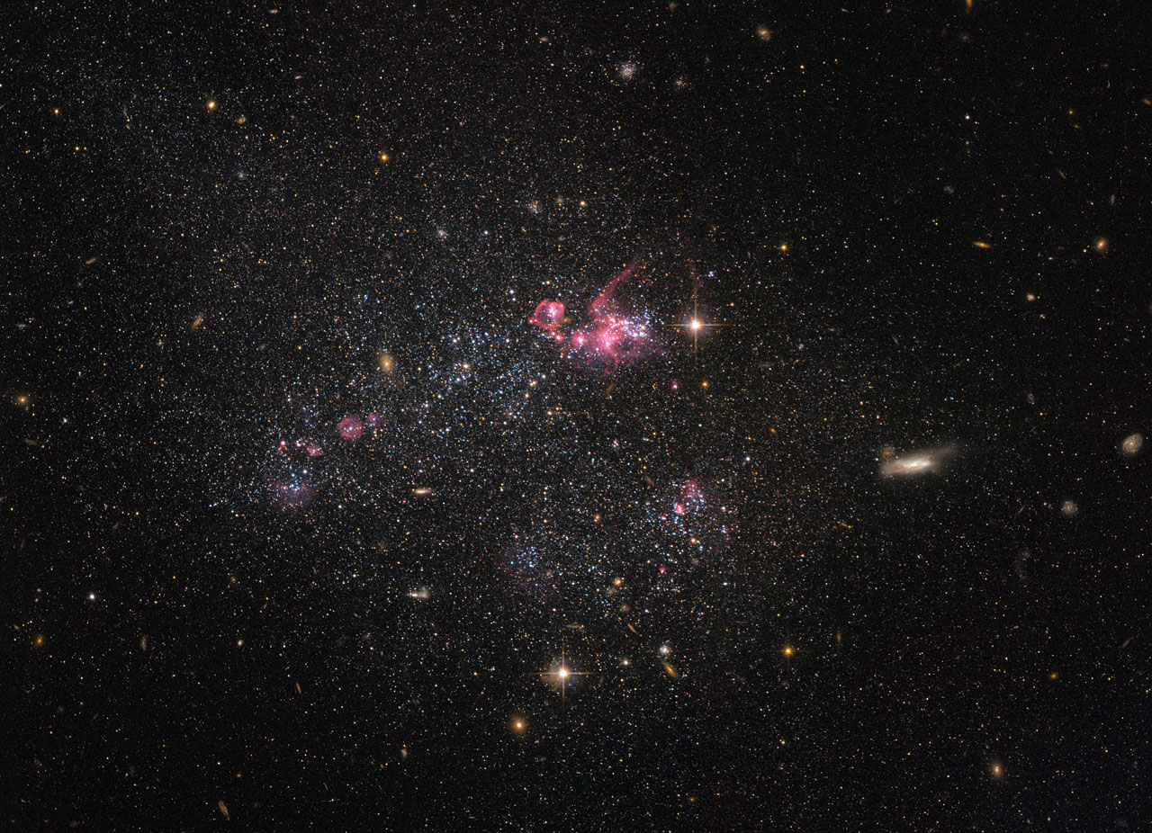 Hubble Peers at a Distinctly Disorganized Dwarf Galaxy