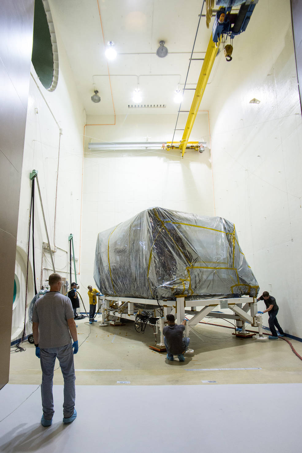 James Webb Space Telescope's ISIM Passes Severe-Sound Test