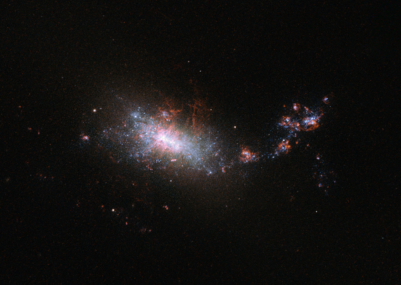 Hubble Looks in on a Galactic Nursery