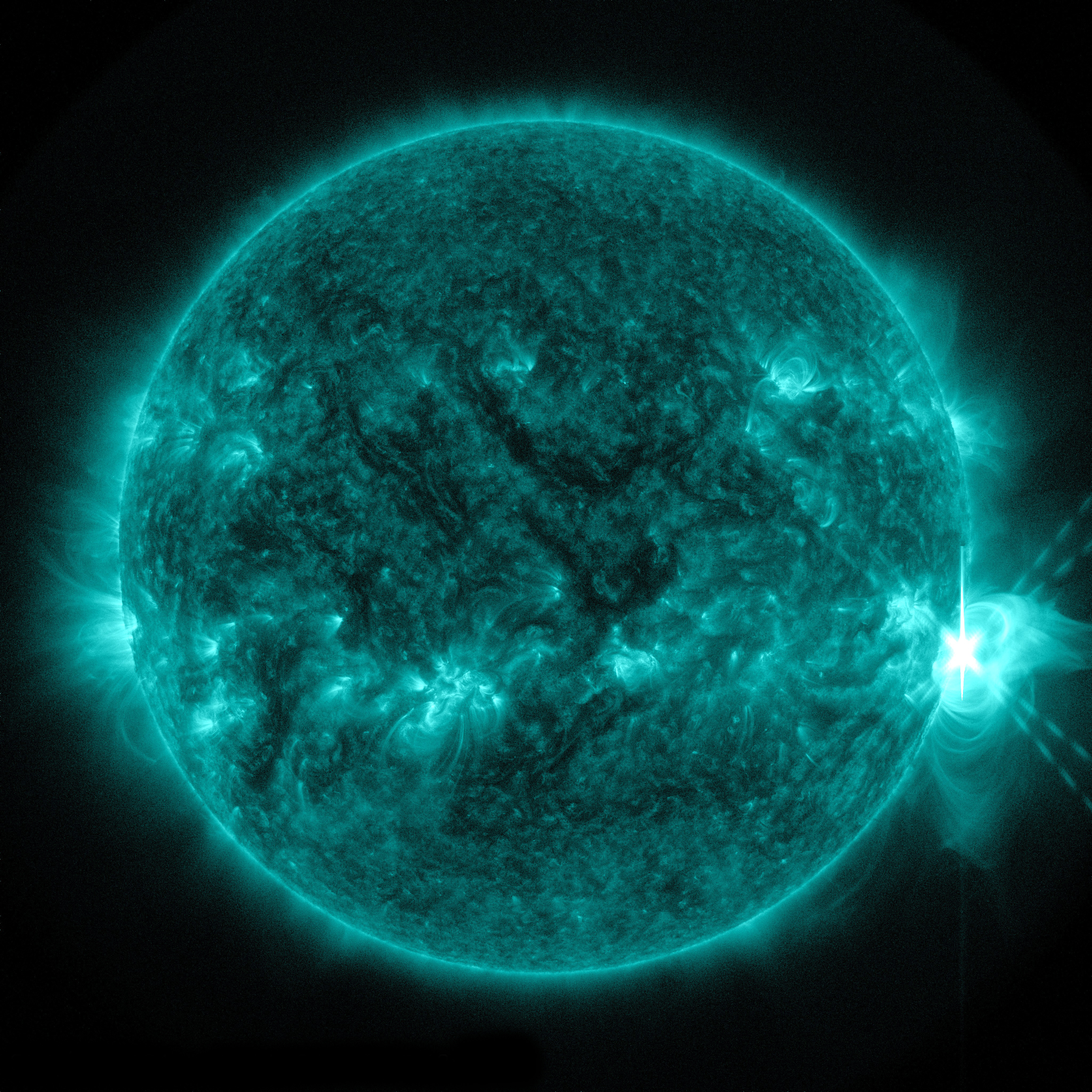 X-class Flare Erupts from Sun on April 24