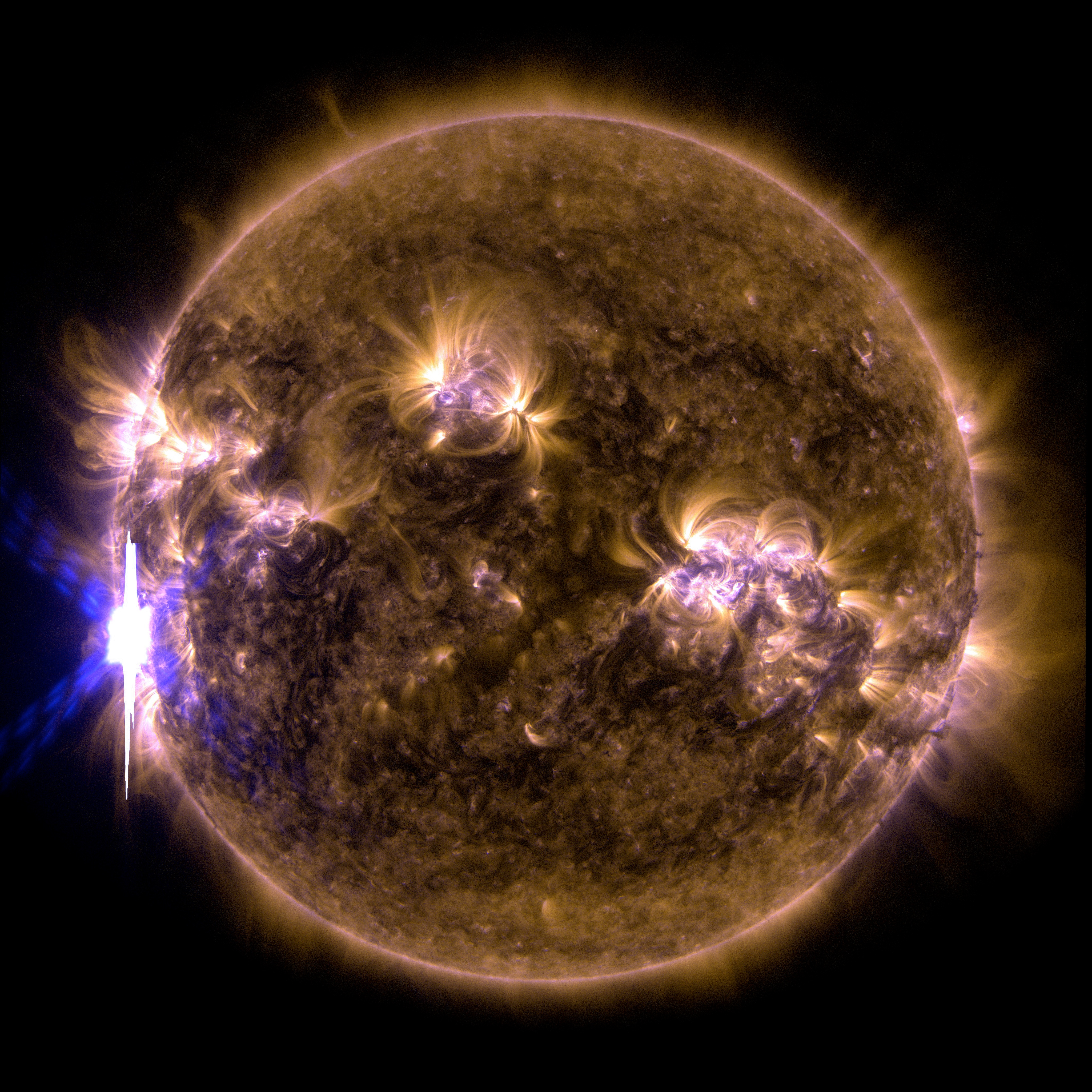 NASA's SDO Shows Images of Significant Solar Flare