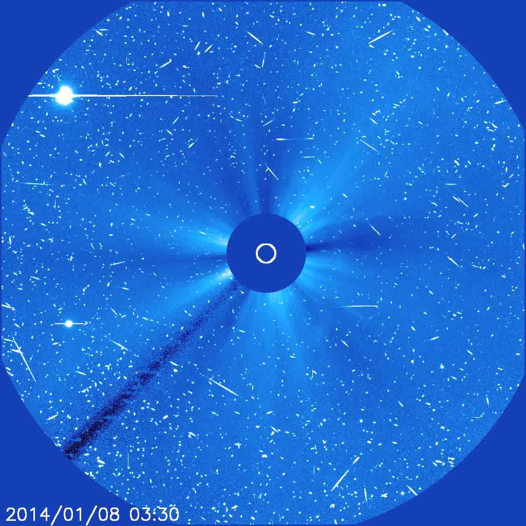 Strong Proton Storm on the Sun with a Mercury Fly-by