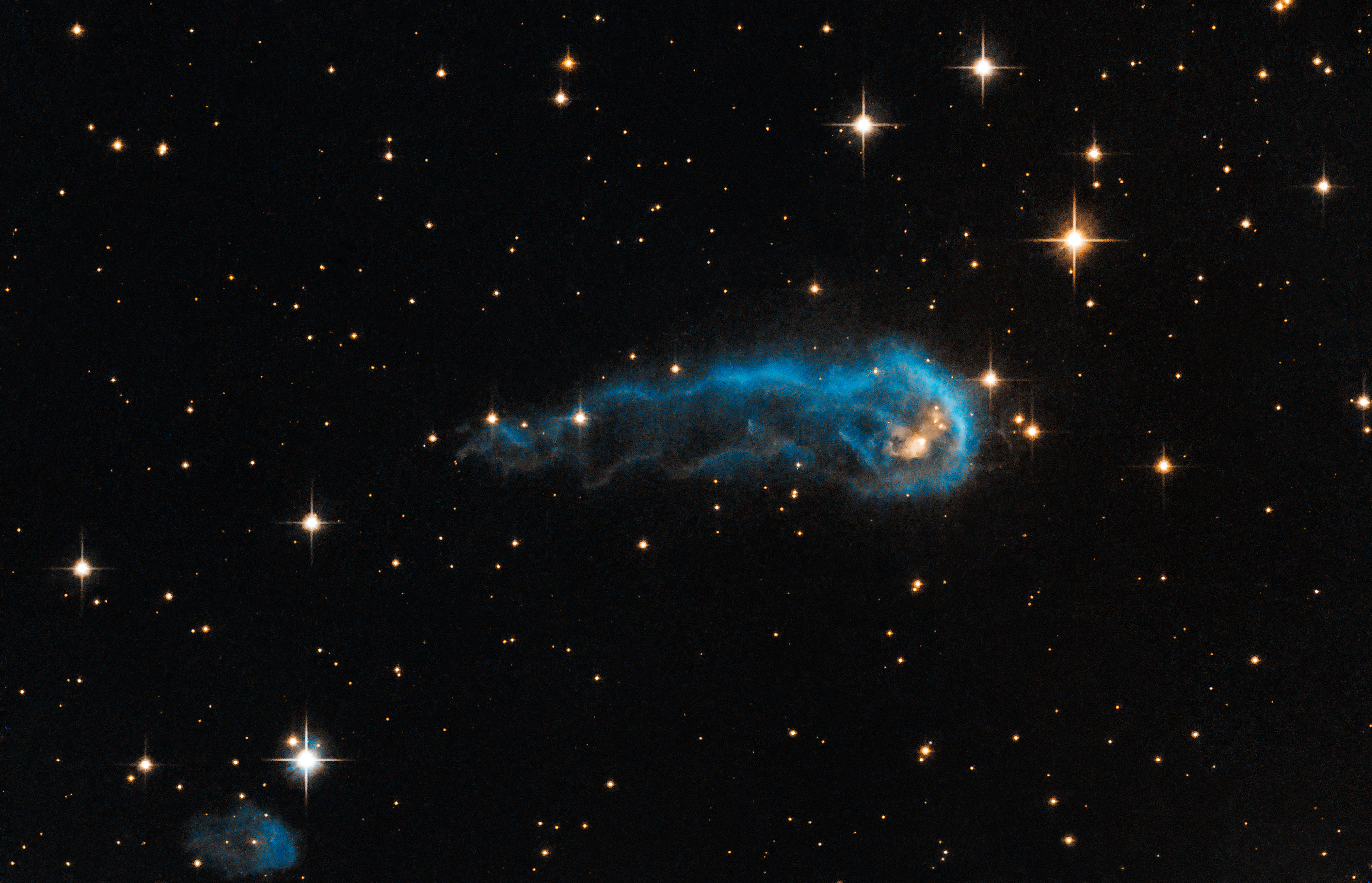 NASA’s Hubble Sees a Cosmic Caterpillar