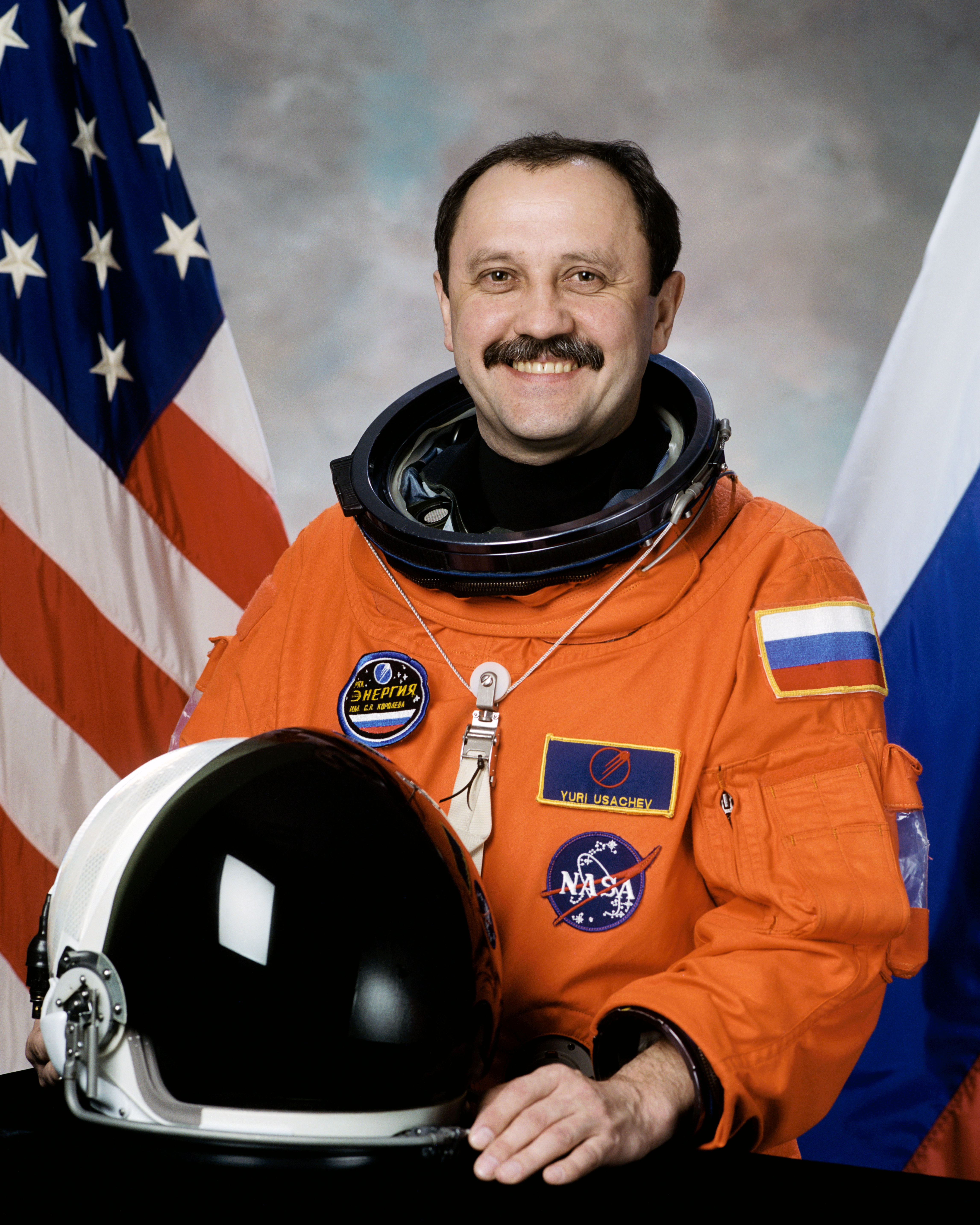 Portrait of STS-101 MS Yuri Usachev