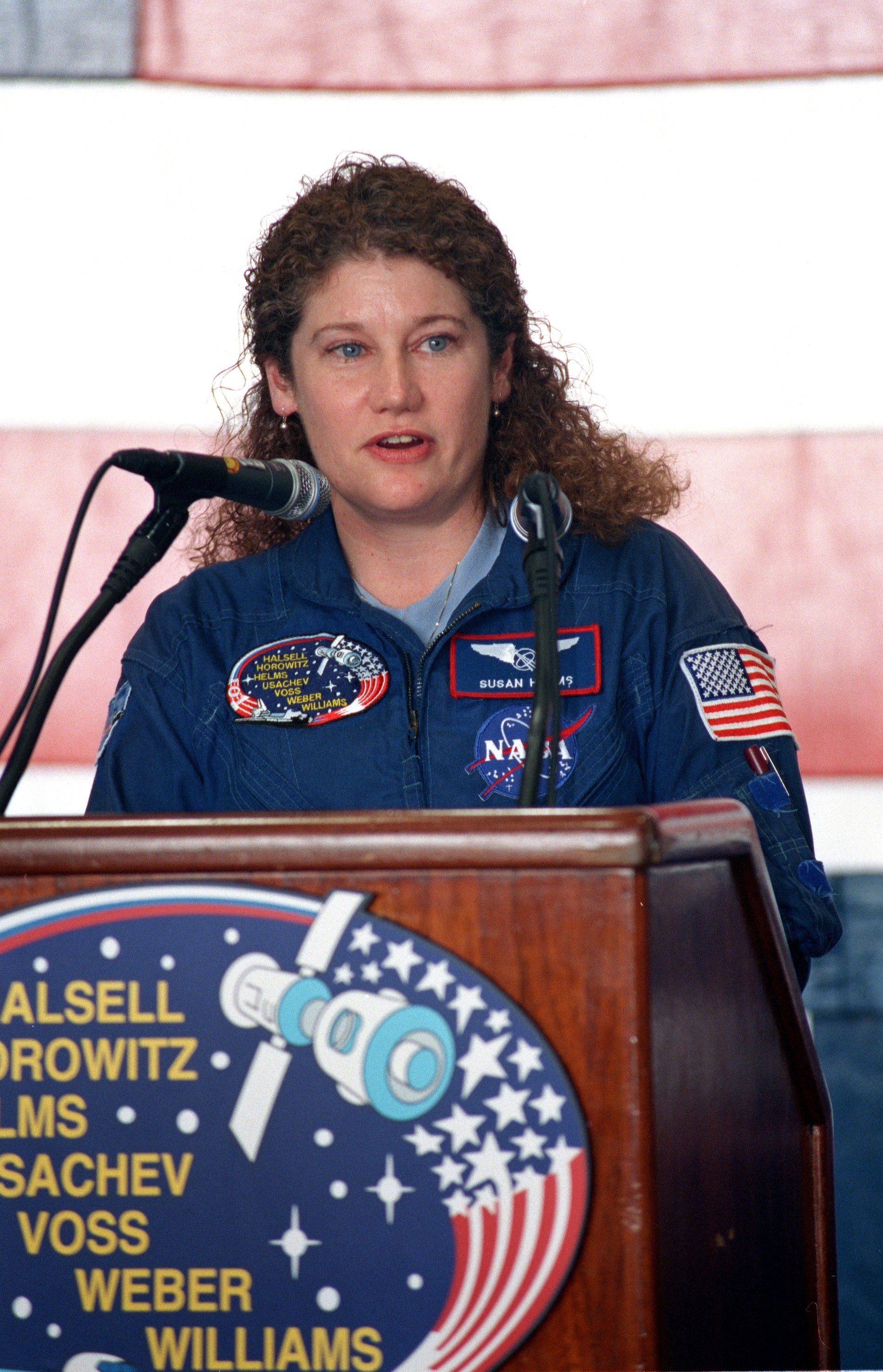 STS-101 crew return at Ellington Field