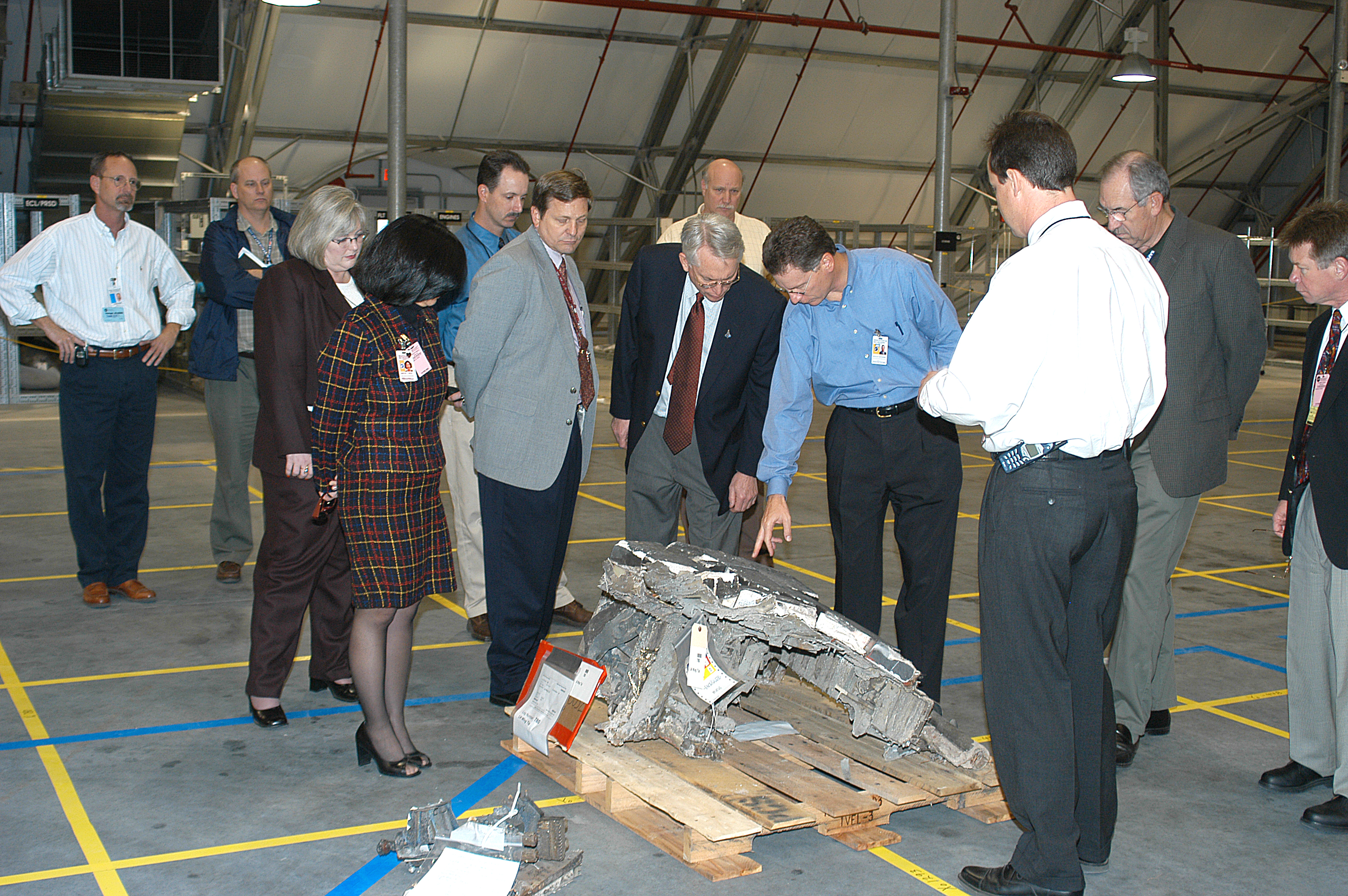 STS-107 Columbia debris reconstruction team