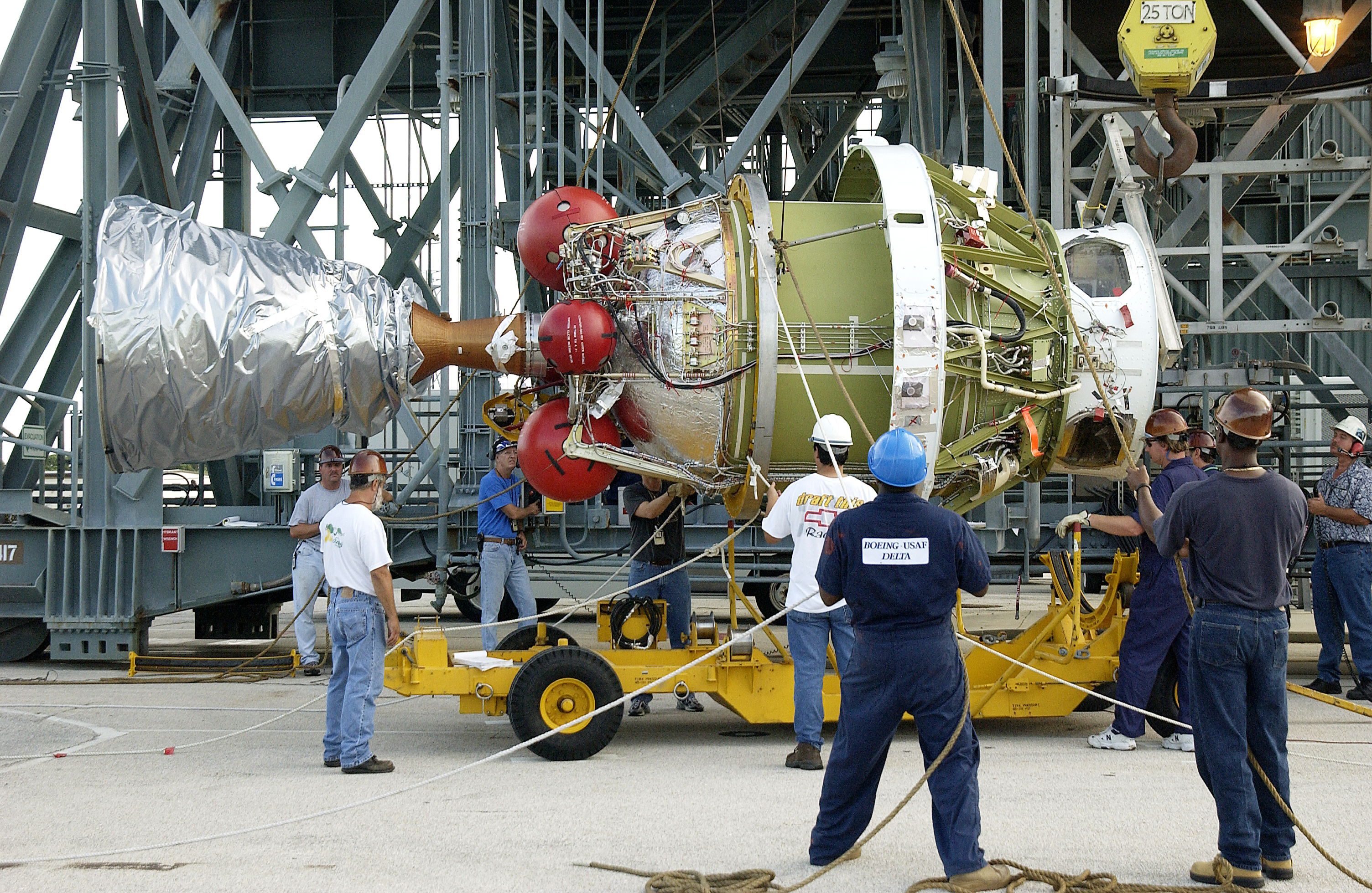 Delta II - SIRTF Lift and Mate