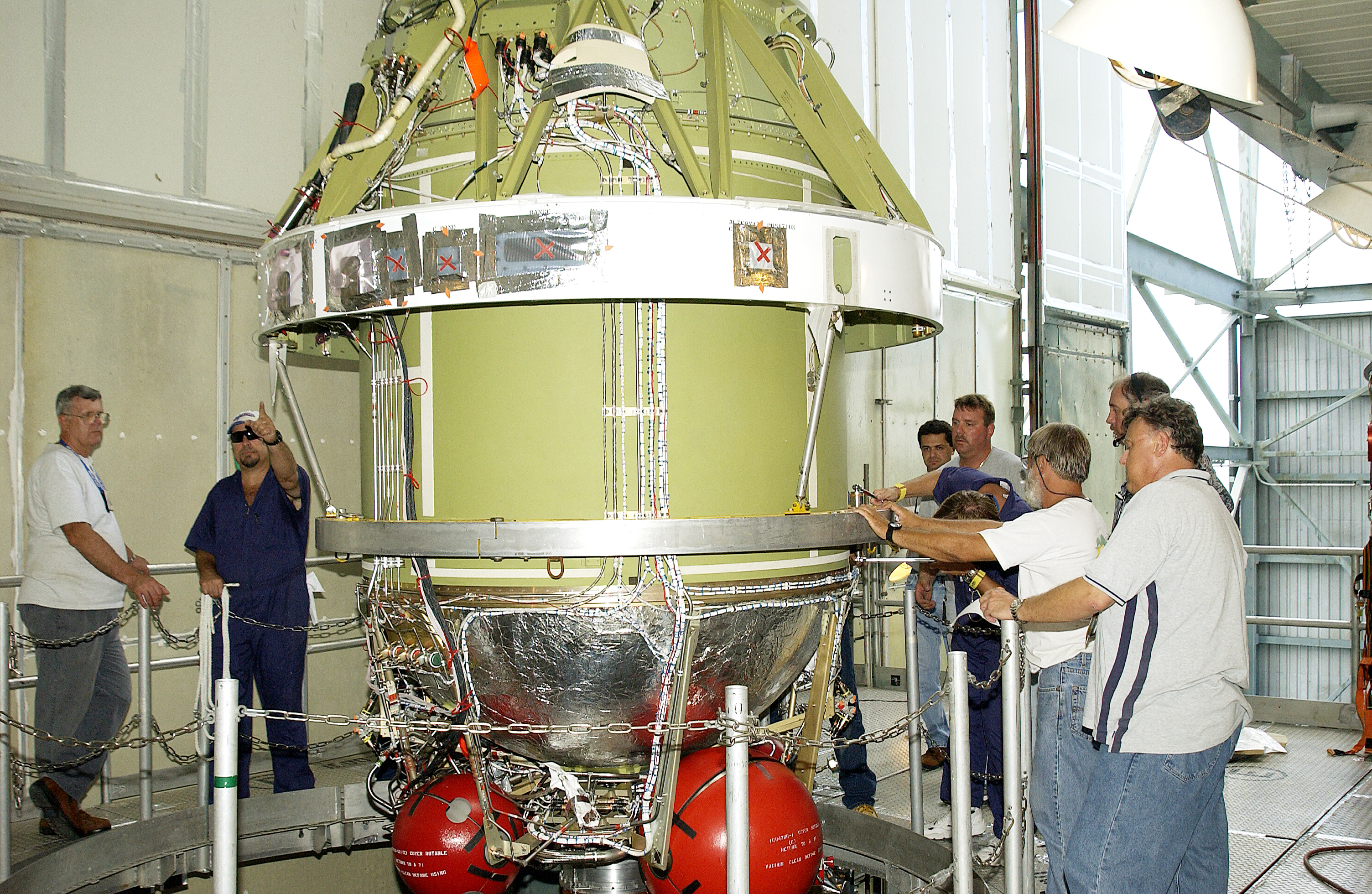 Delta II - SIRTF Lift and Mate