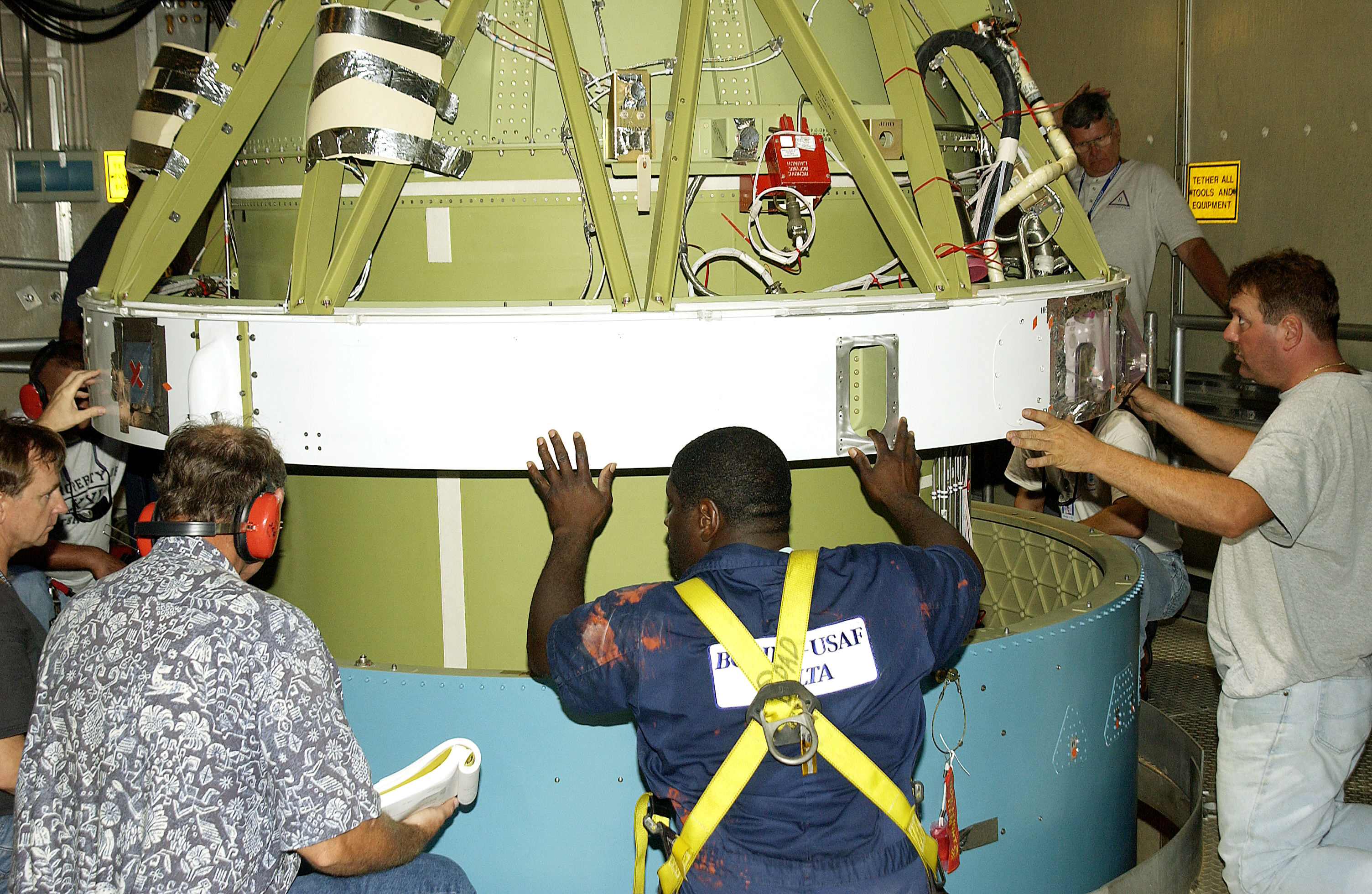 Delta II - SIRTF Lift and Mate