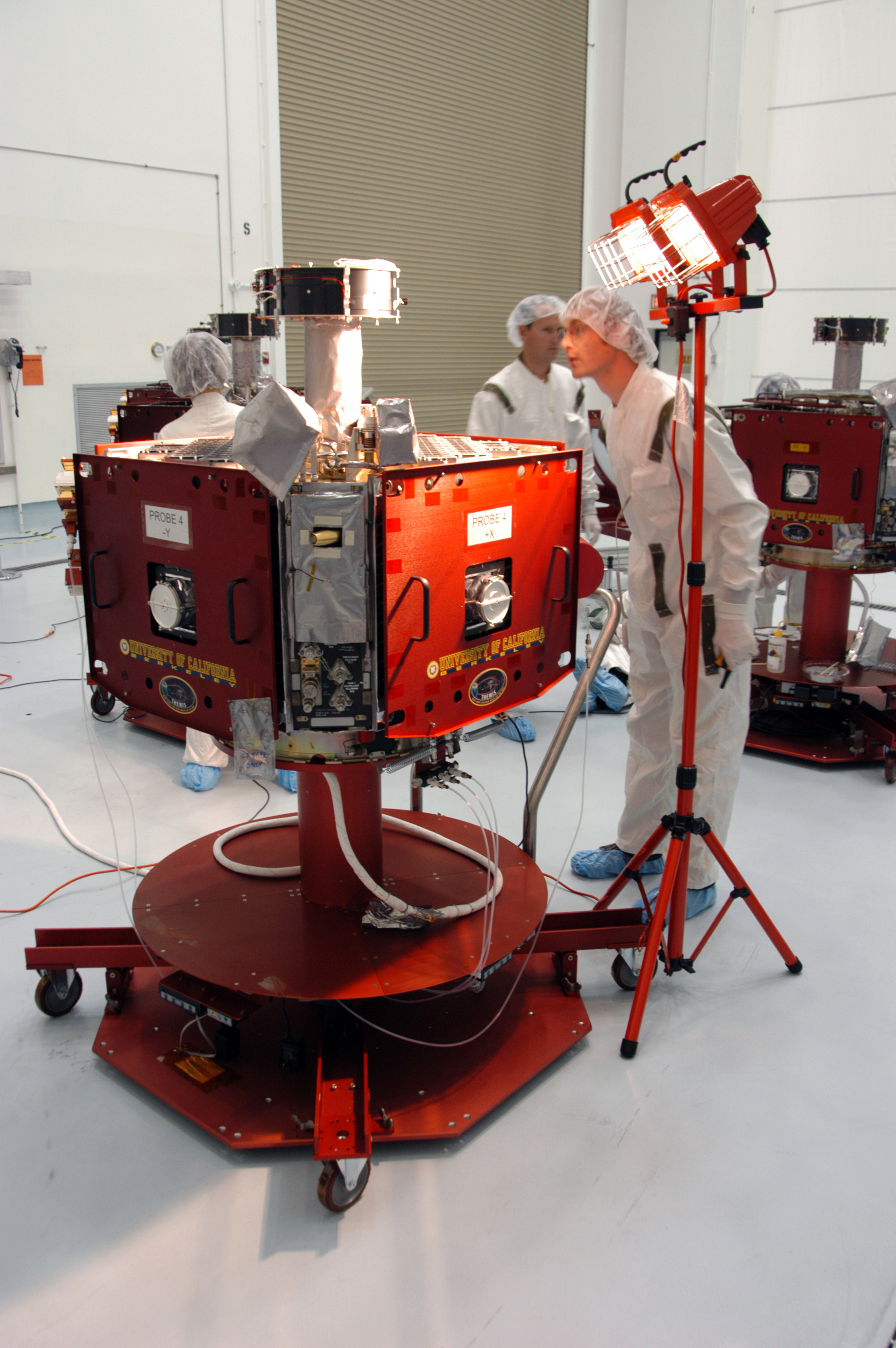 Working on THEMIS payload