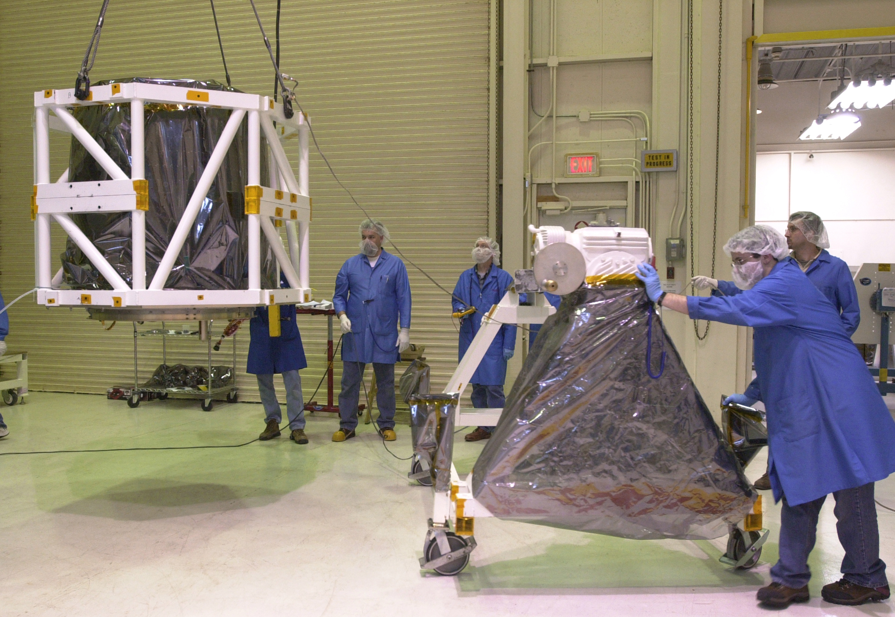 AIM being prepared for integrated testing and flight simulation