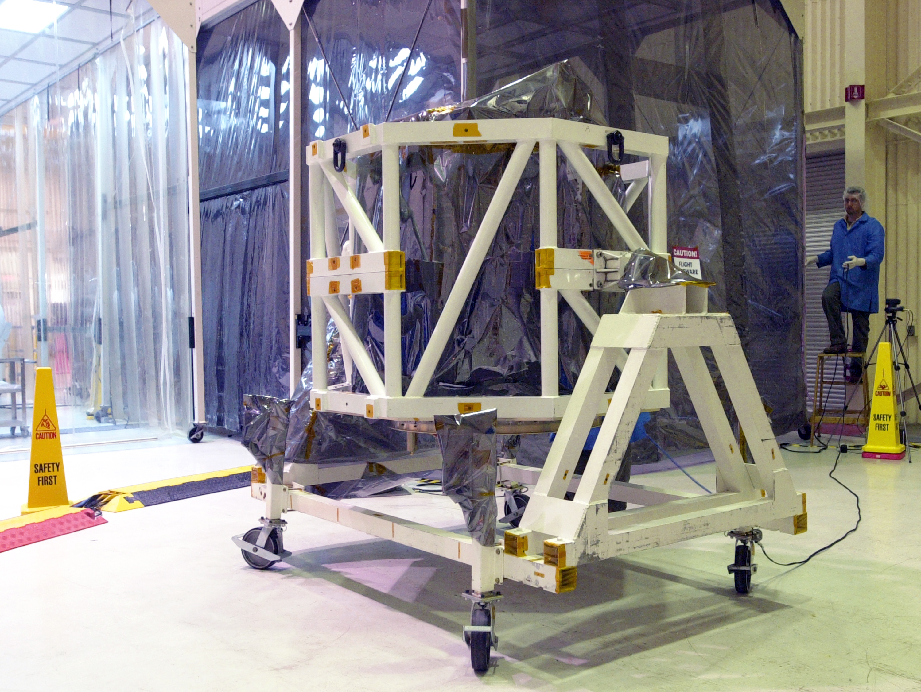 AIM being prepared for integrated testing and flight simulation