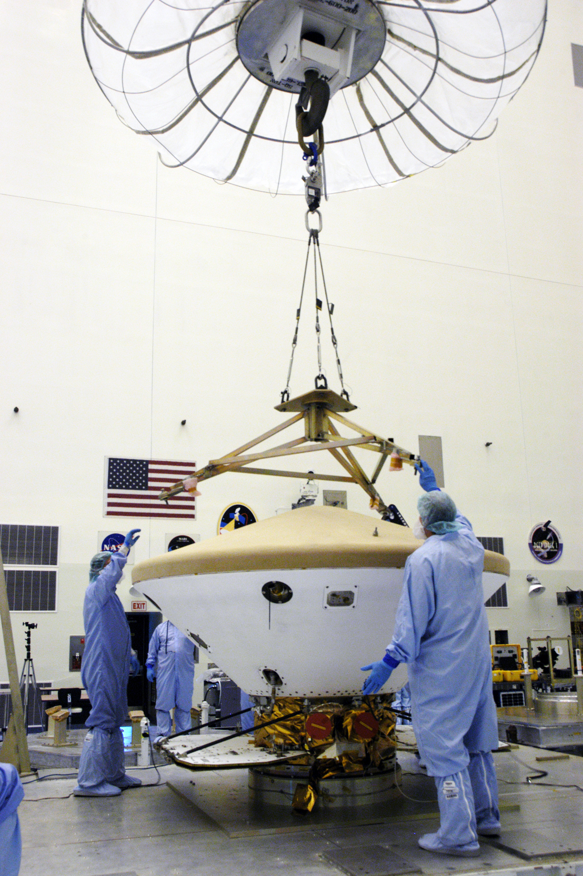 Phoenix Mars Lander Spacecraft Processing