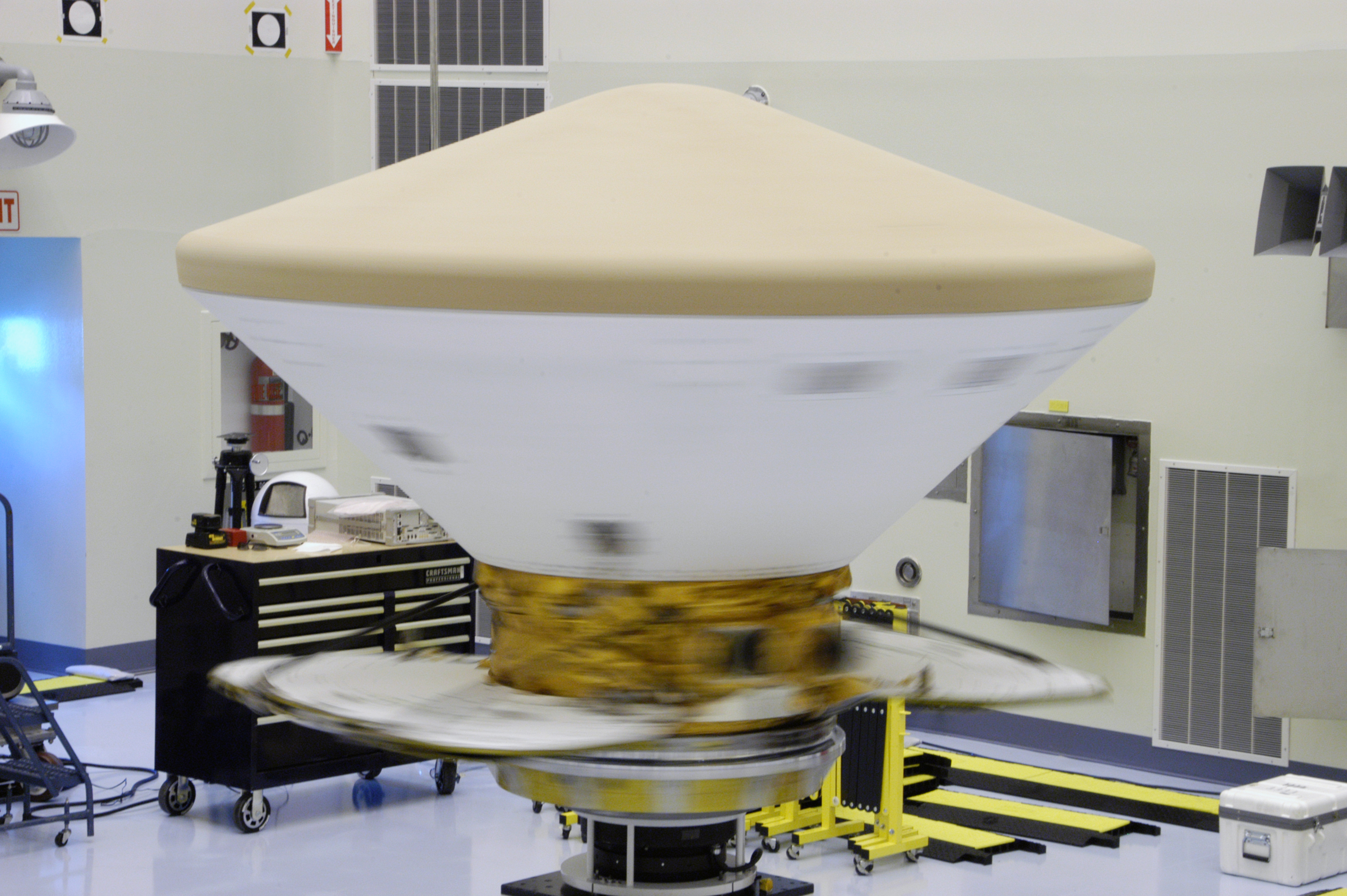 Phoenix Mars Lander Spacecraft Heat Shield Installation