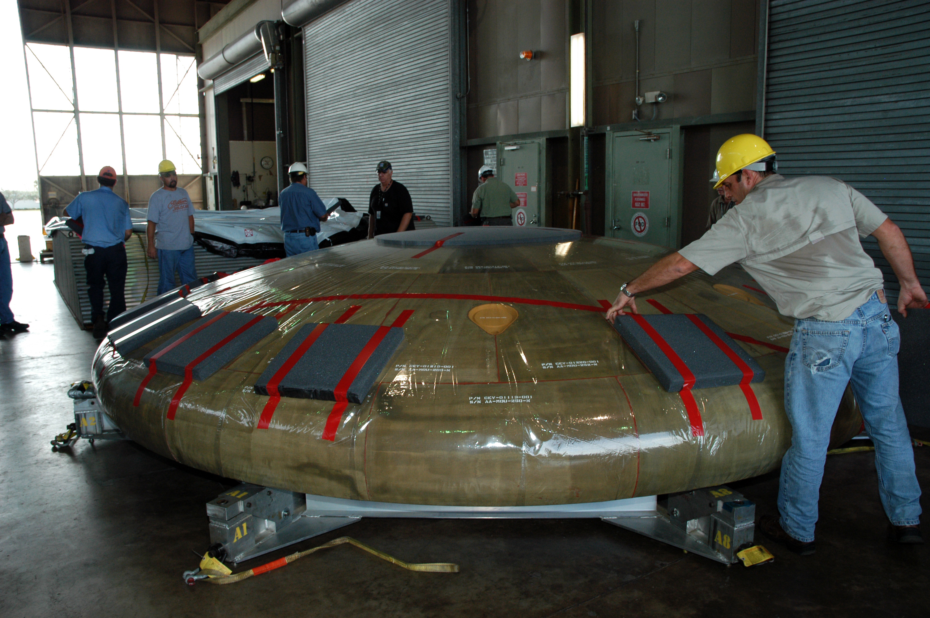 Constellation crew exploration vehicle, or CEV, is being prepare