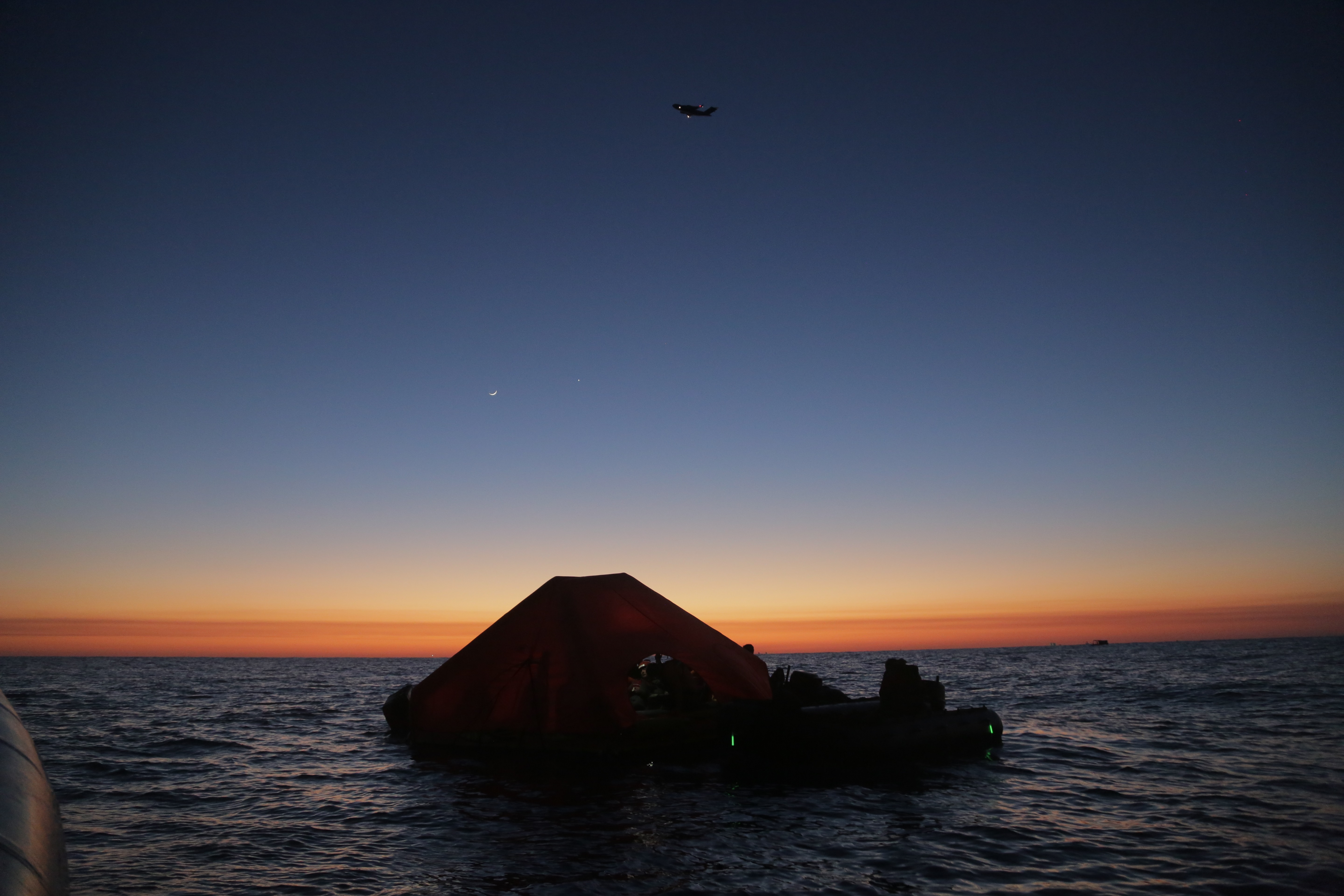 SpaceX Recovery Trainer Egress and Handling Testing