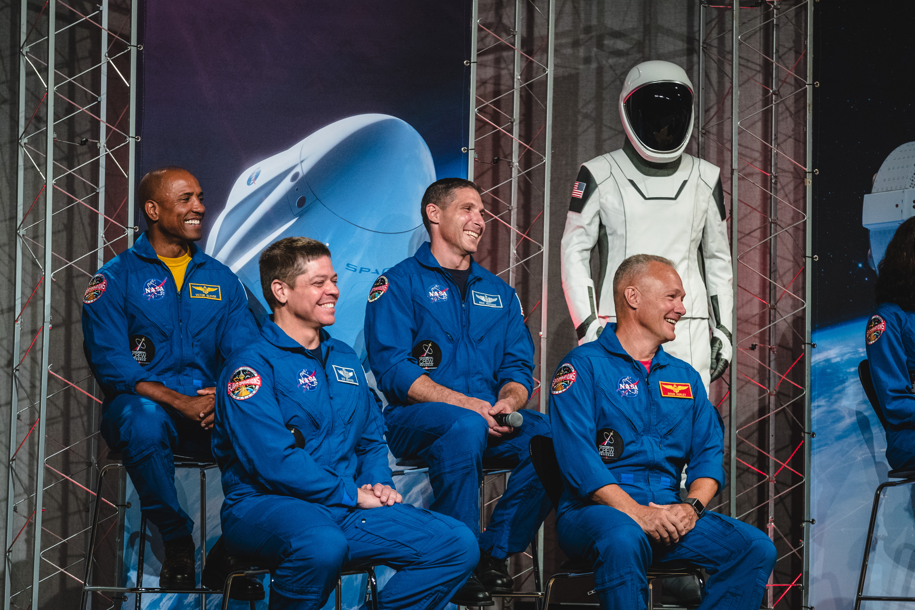 Commerical Crew Astronauts - Crew Annoucement at JSC