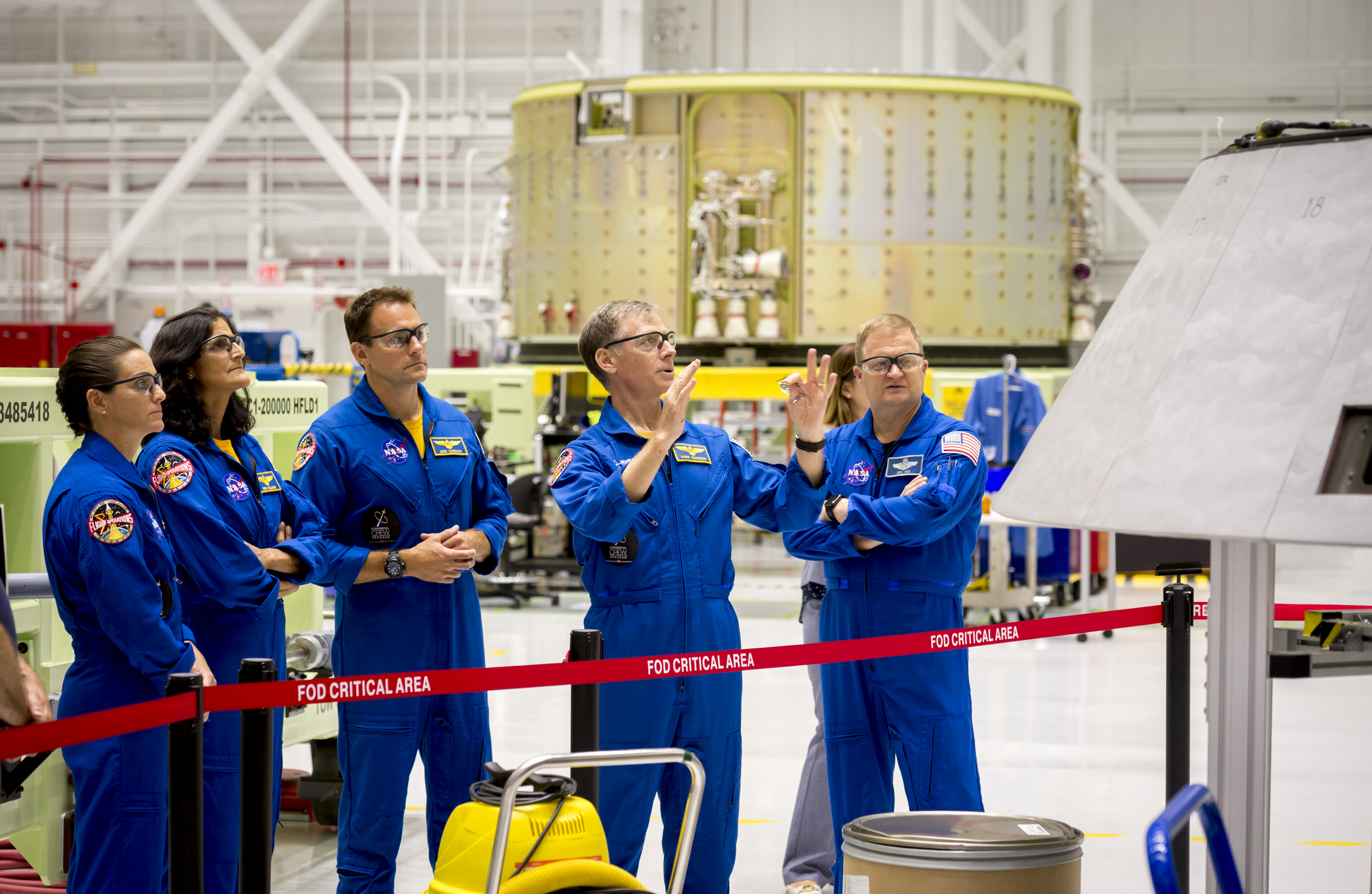 Starliner Astronauts Visit Kennedy Space Center