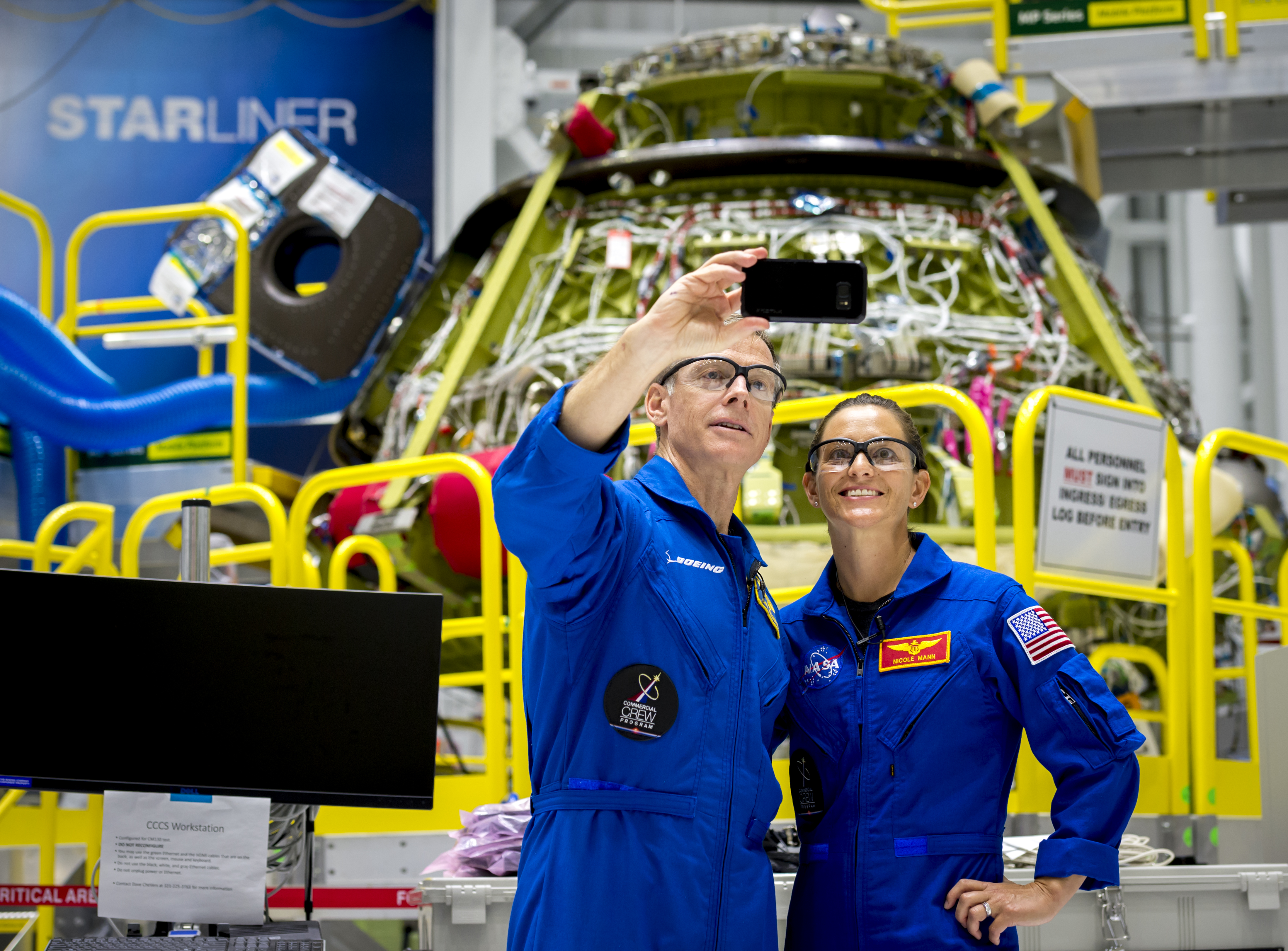 Starliner Astronauts Visit Kennedy Space Center