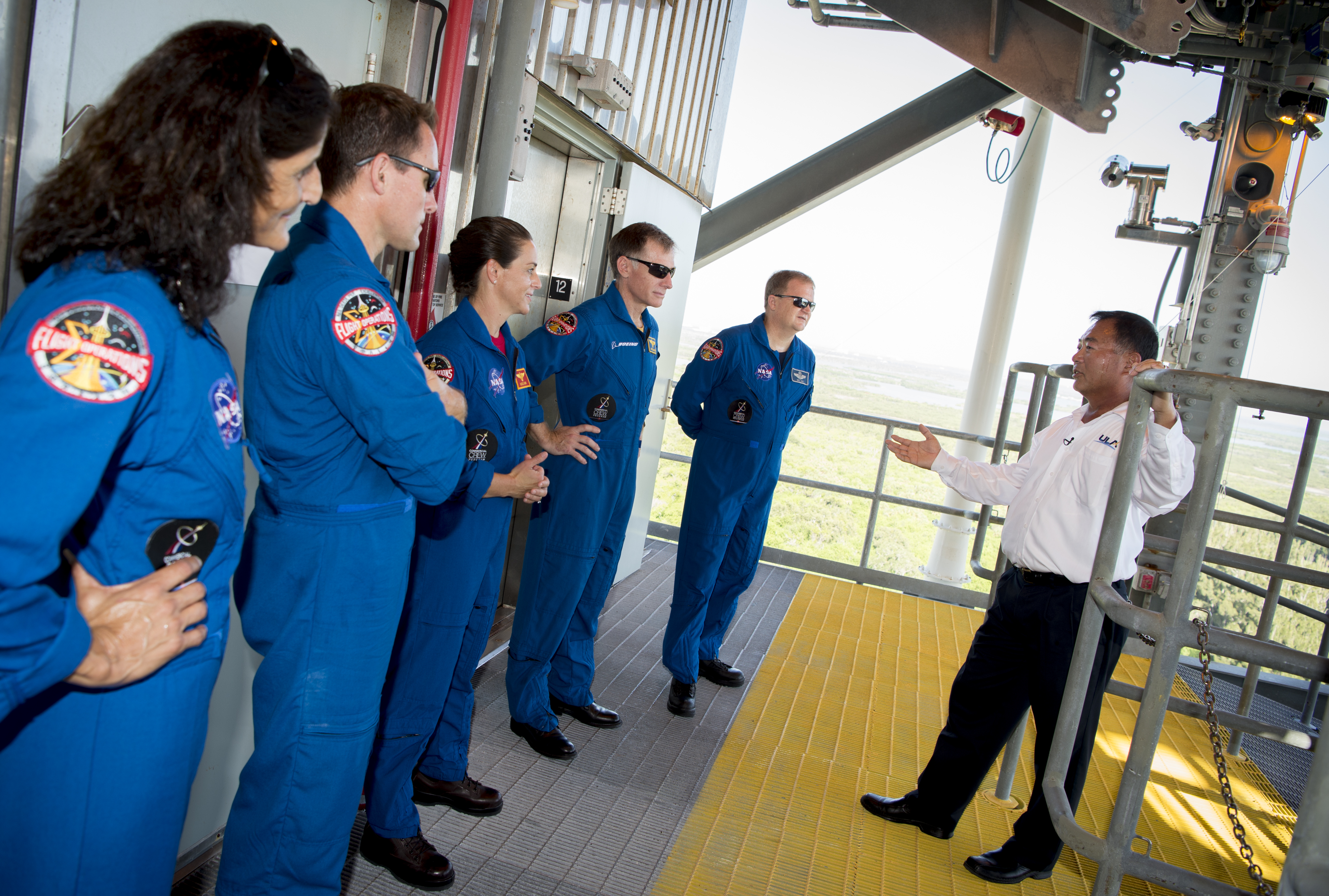 Starliner Astronauts Visit Kennedy Space Center
