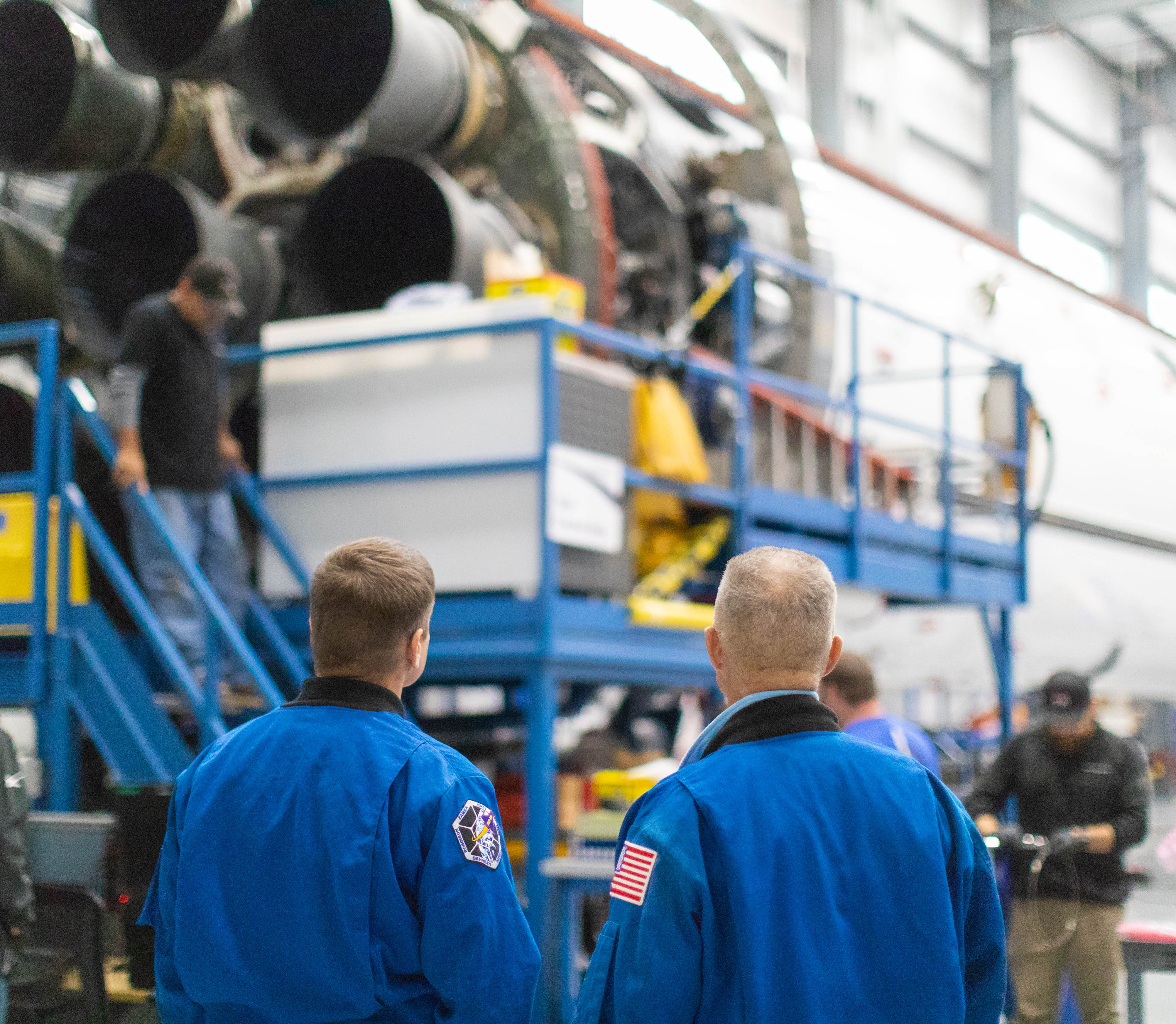 CCP Astronauts Tour SpaceX Facility